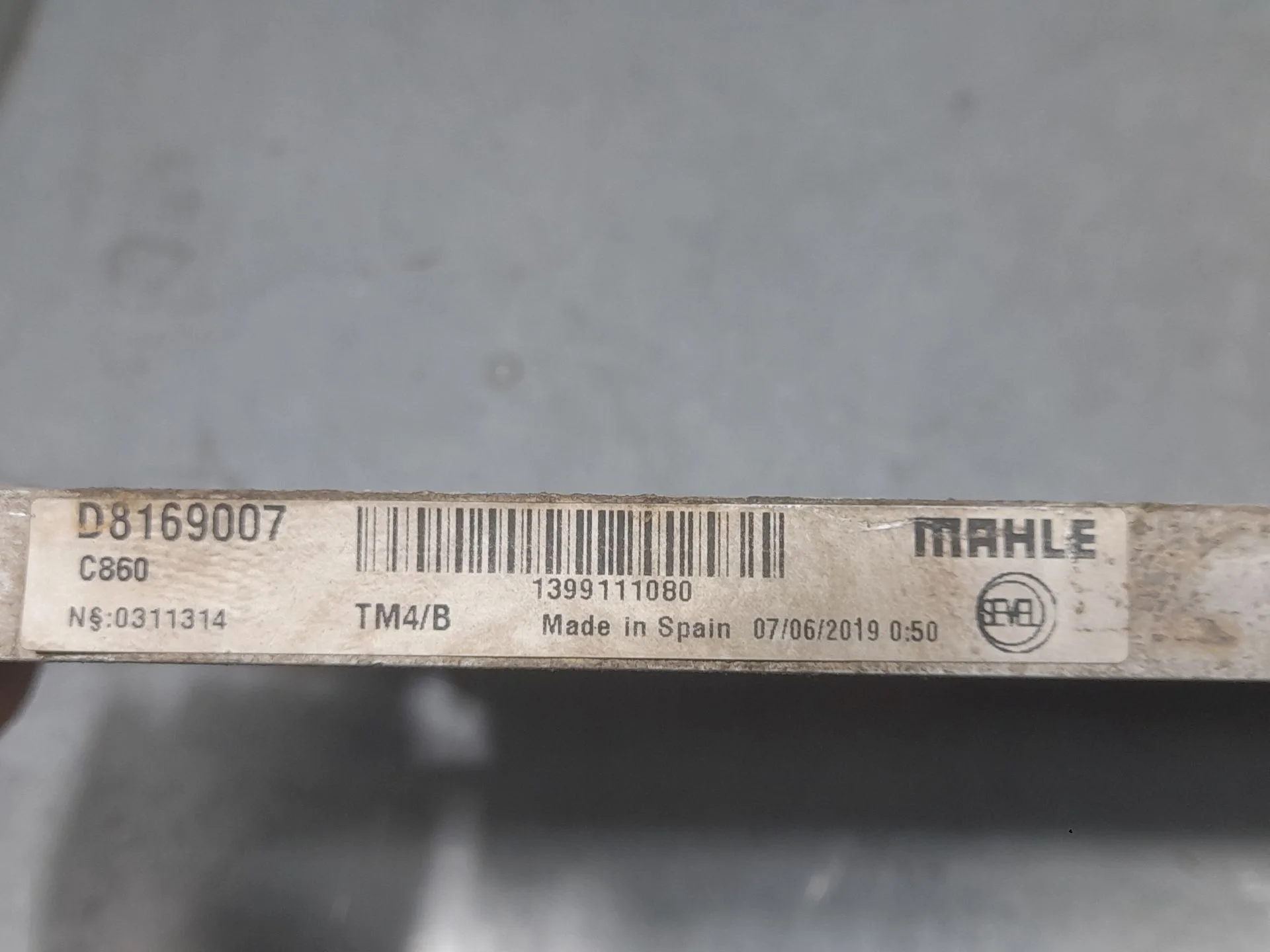 Condensador / Radiador Aire Acondicionado para Fiat Ducato Furgoneta (250_)