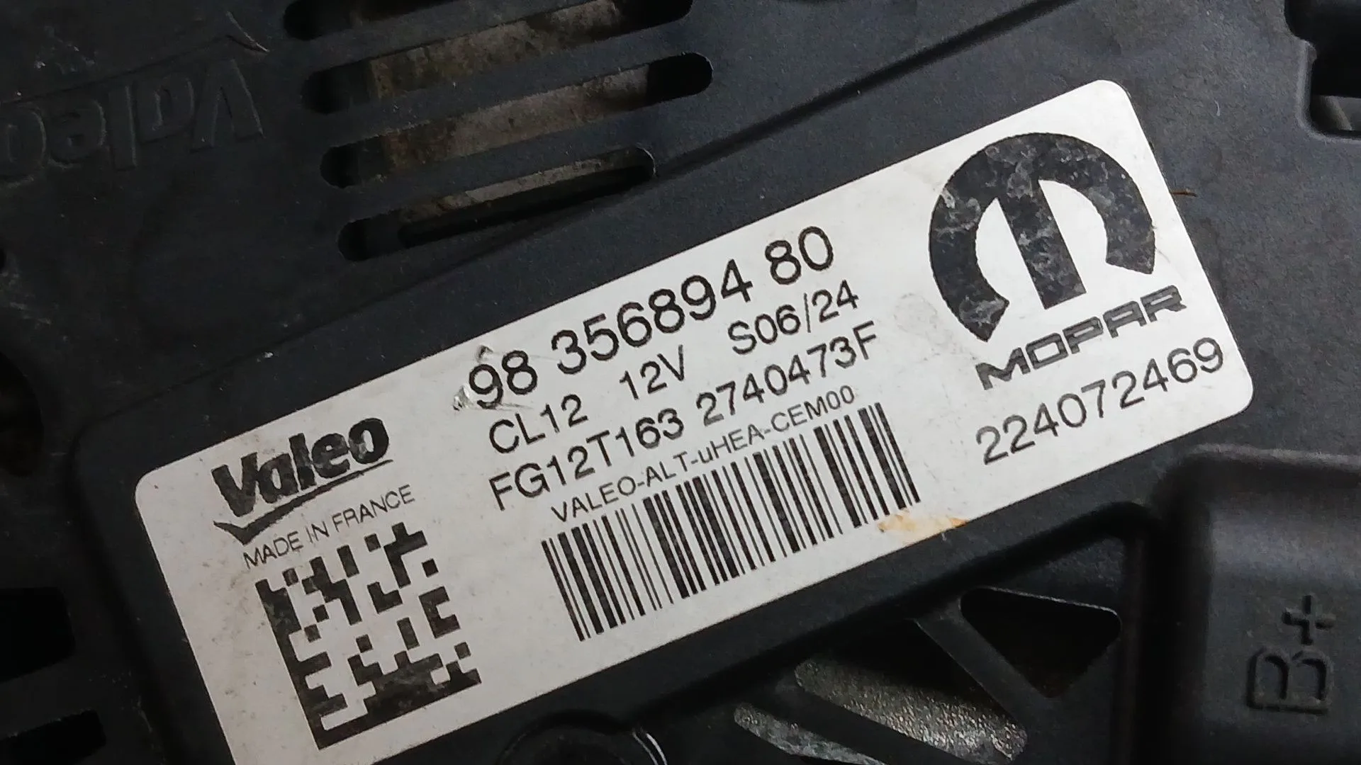 Alternador para Citroën C3 Iii (Sx)