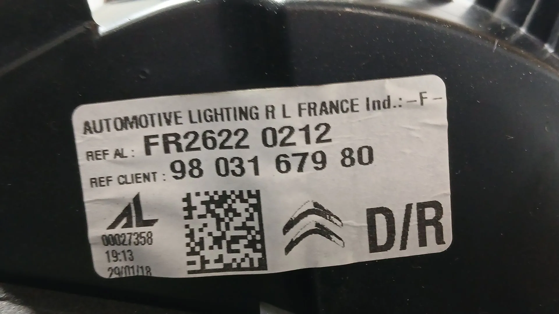 Piloto Trasero Derecho Interior para Citroën Ds5