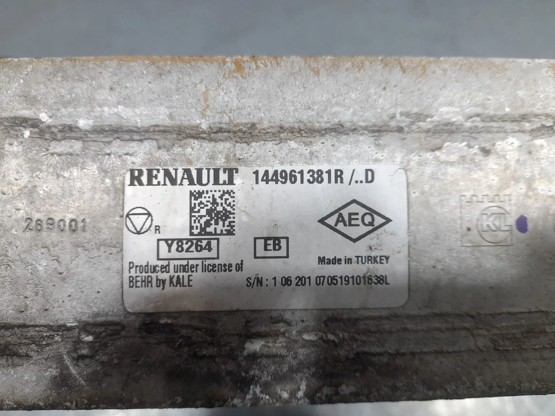 Intercooler para Renault Clio Iv (Bh_)