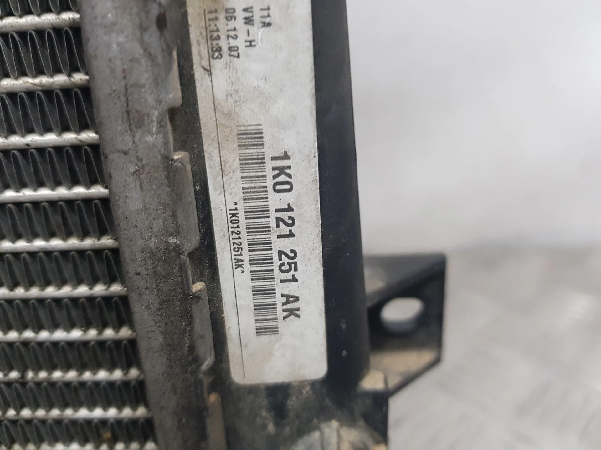 Radiador Agua para Audi A3 (8P1)