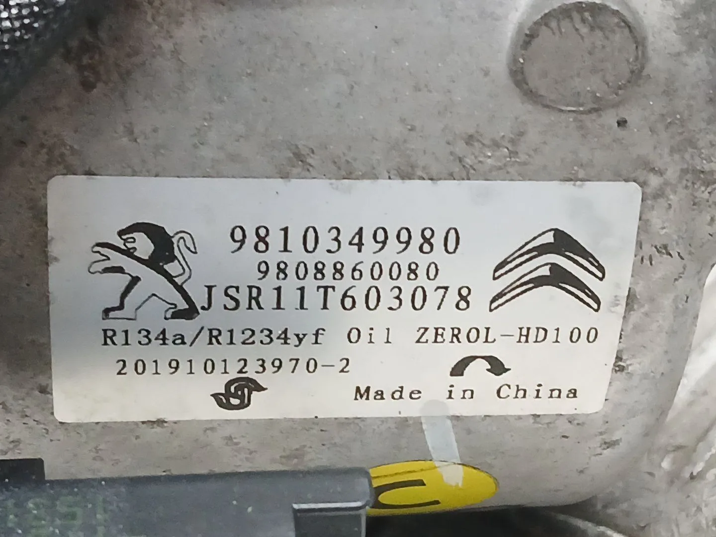 Compresor Aire Acondicionado para Citroën Berlingo Furgoneta/Monovolumen (K9)