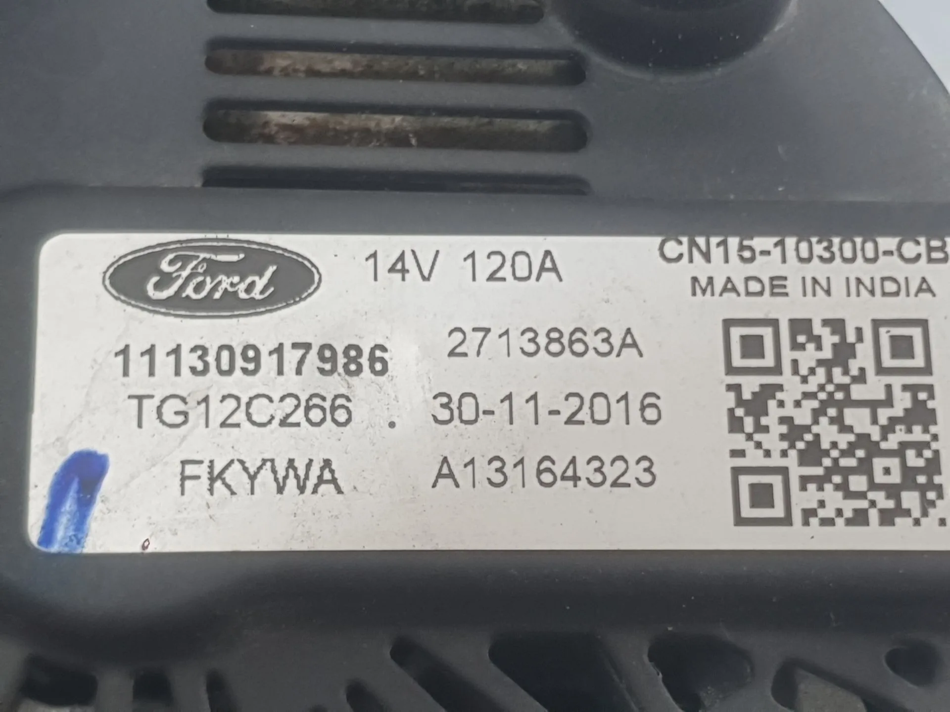 Alternador para Ford Ka+ Iii (Uk, Fk)