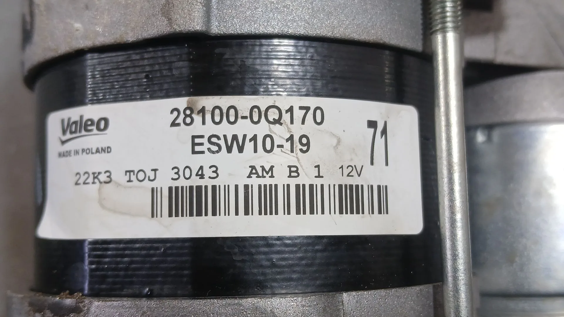 Motor Arranque para Toyota Aygo X (_B7_)
