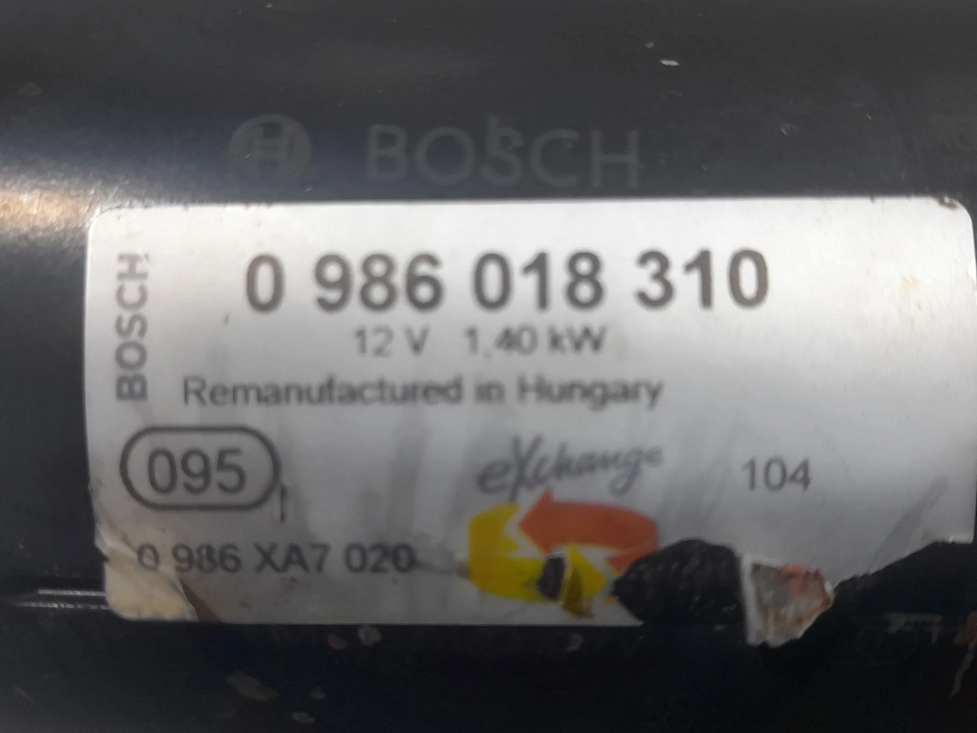 Motor Arranque para Citroën C5 I (Dc_)