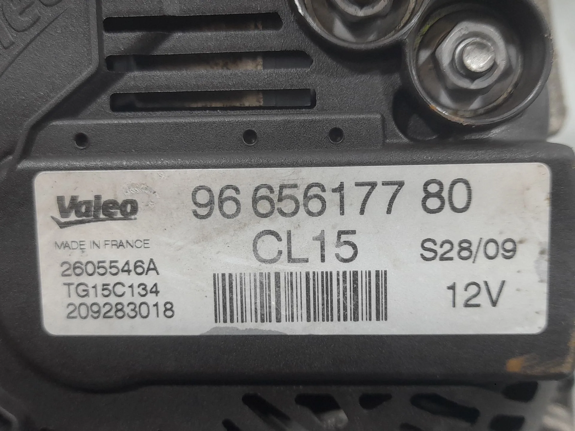 Alternador para Citroën C3 Picasso (Sh_)