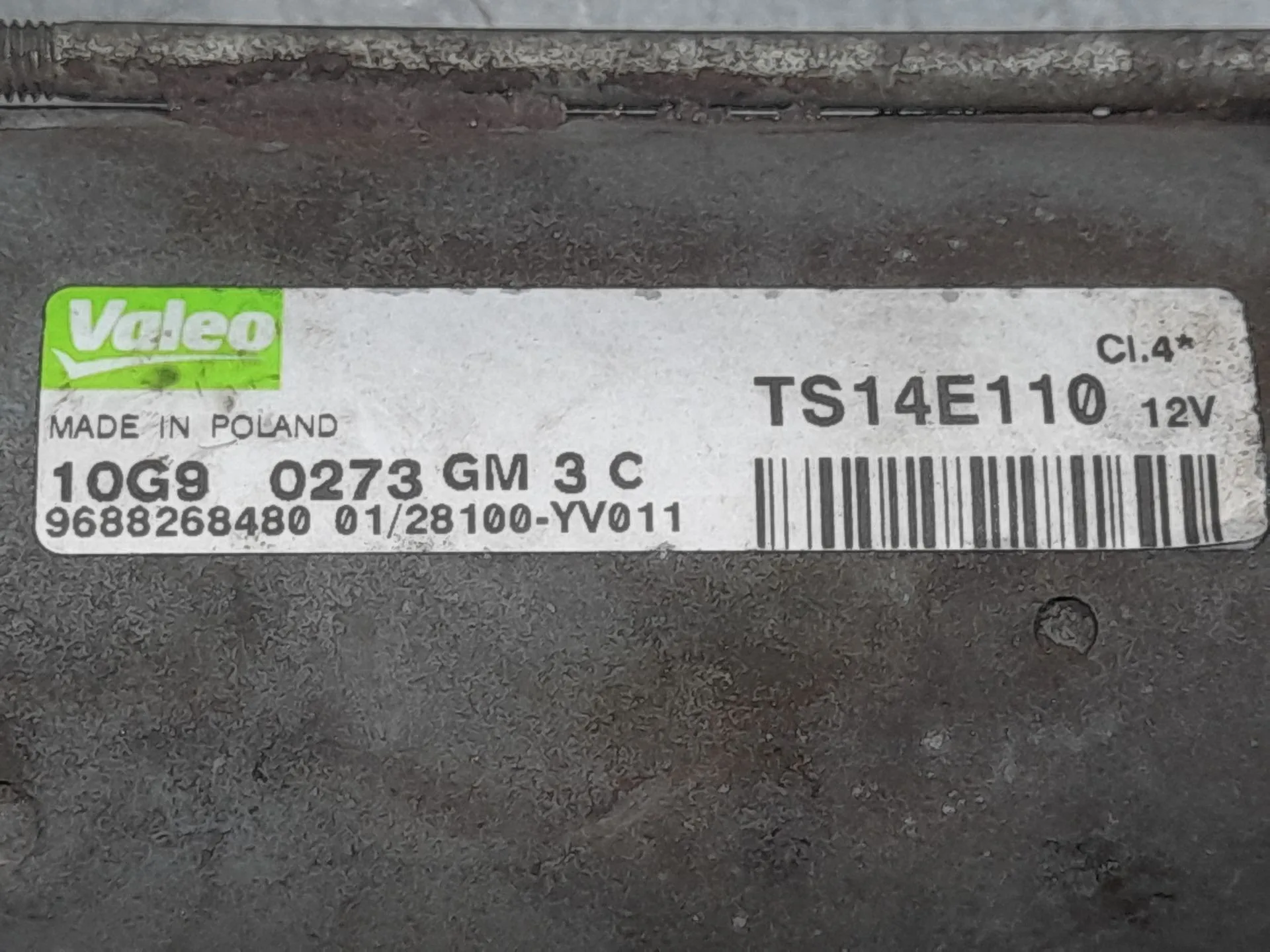 Motor Arranque para Citroën C3 Picasso (Sh_)