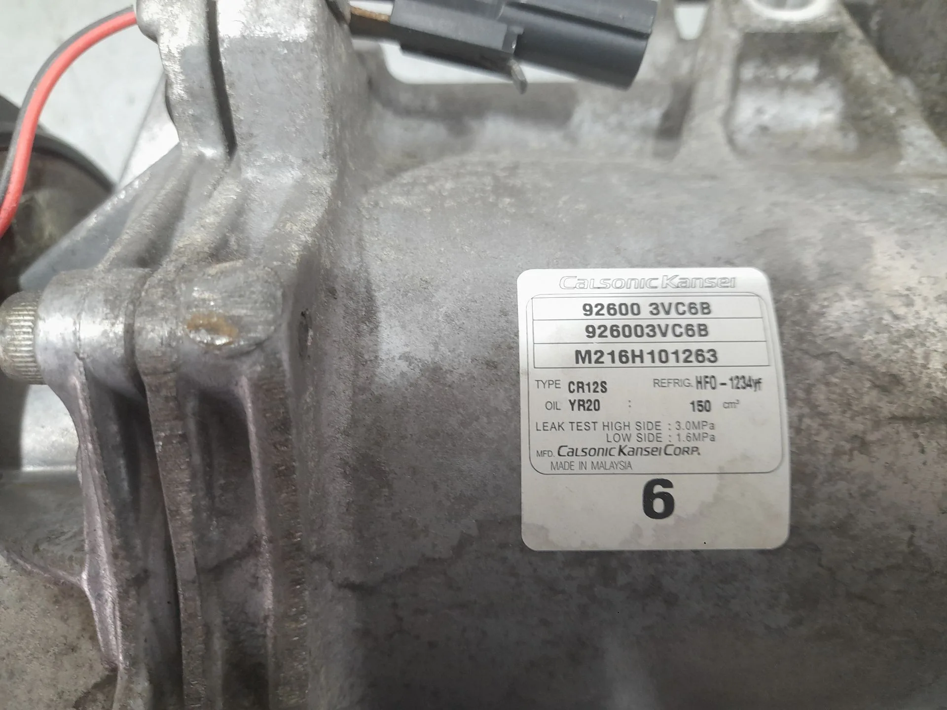 Compresor Aire Acondicionado para Nissan Pulsar Hatchback (C13)