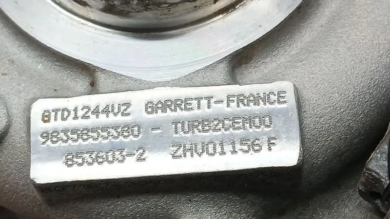 Turbocompresor para Citroën C3 Iii (Sx)