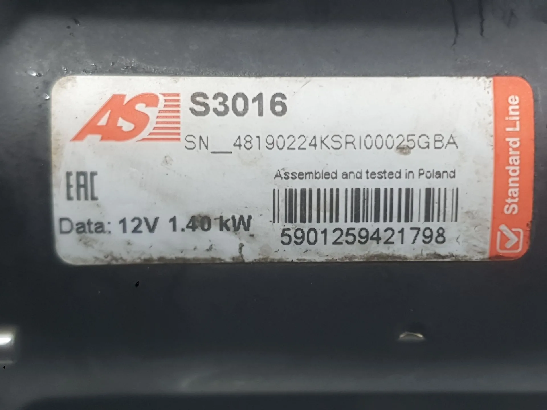 Motor Arranque para Citroën Nemo Monospace