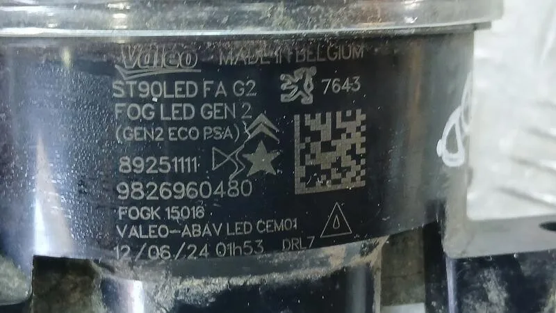 Faro Antiniebla Derecho para Citroën C4 Iii (Ba_, Bb_, Bc_)