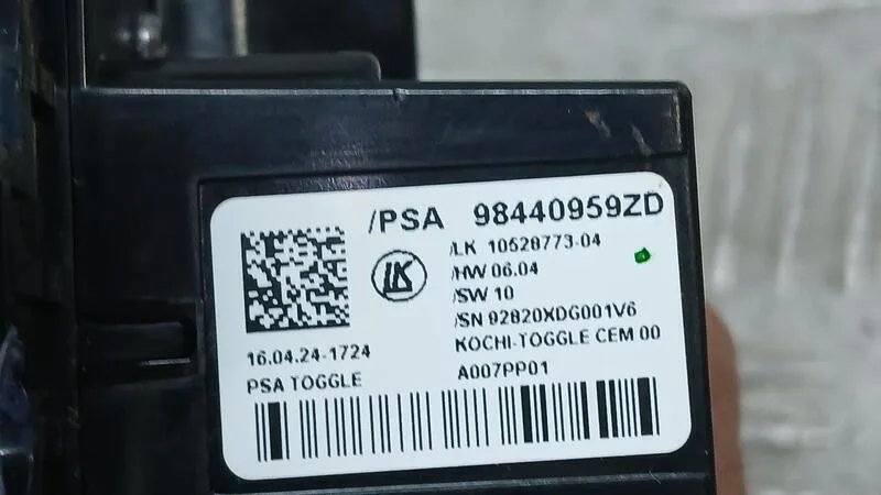 Palanca Cambio para Citroën C4 Iii (Ba_, Bb_, Bc_)