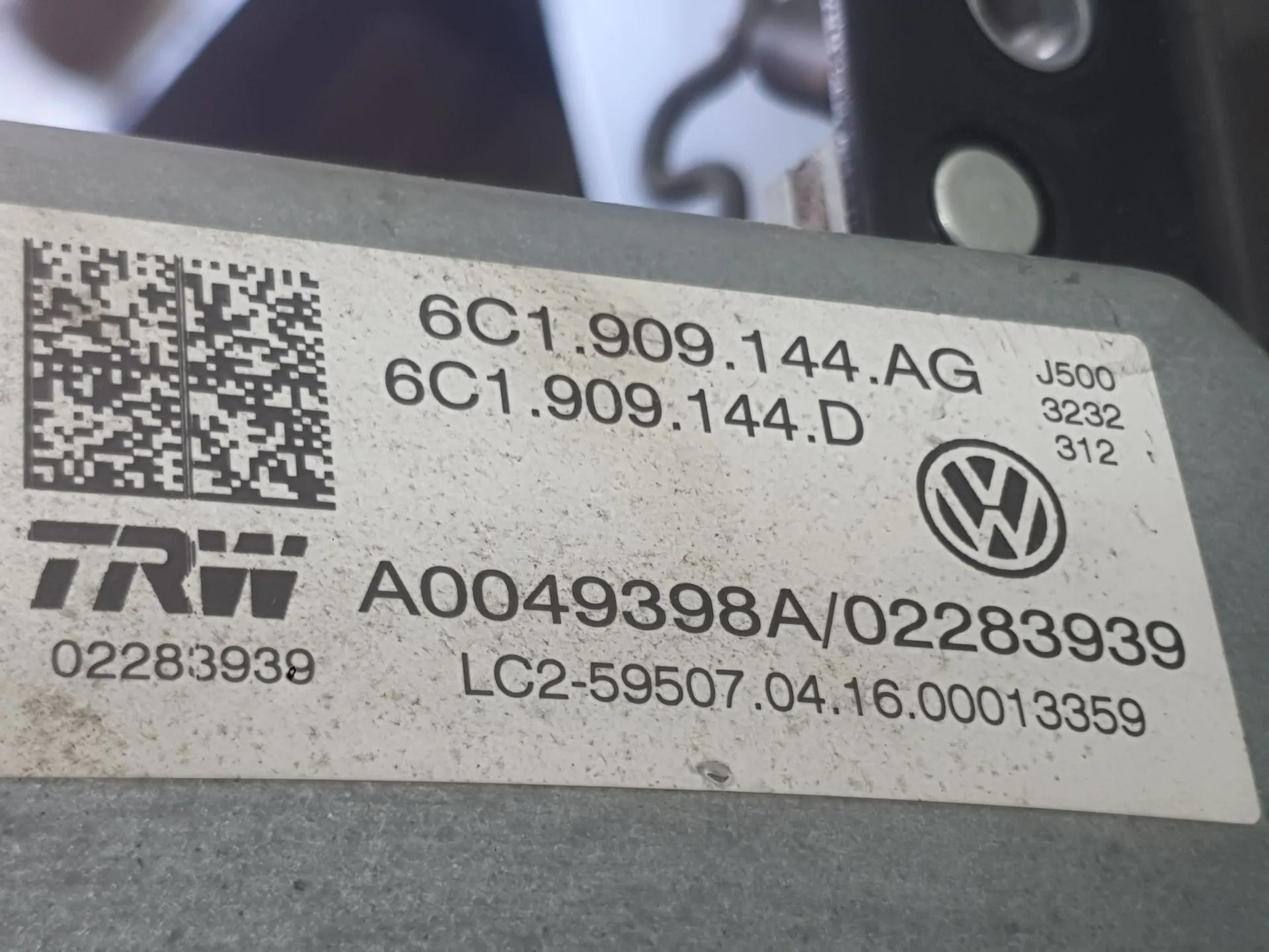 Columna Direccion para Skoda Rapid Spaceback (Nh1)