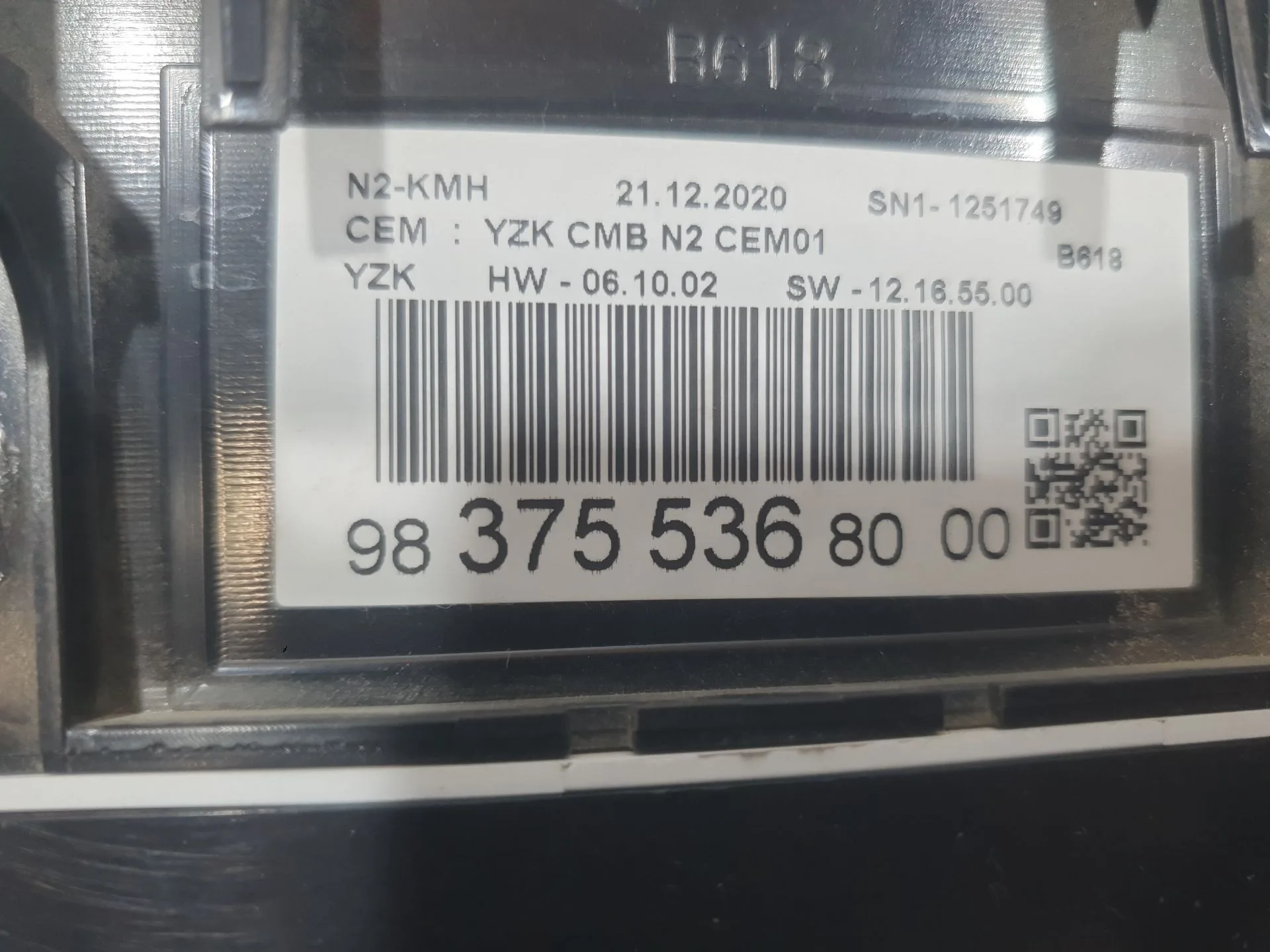 Cuadro Instrumentos para Citroën C3 Iii (Sx)