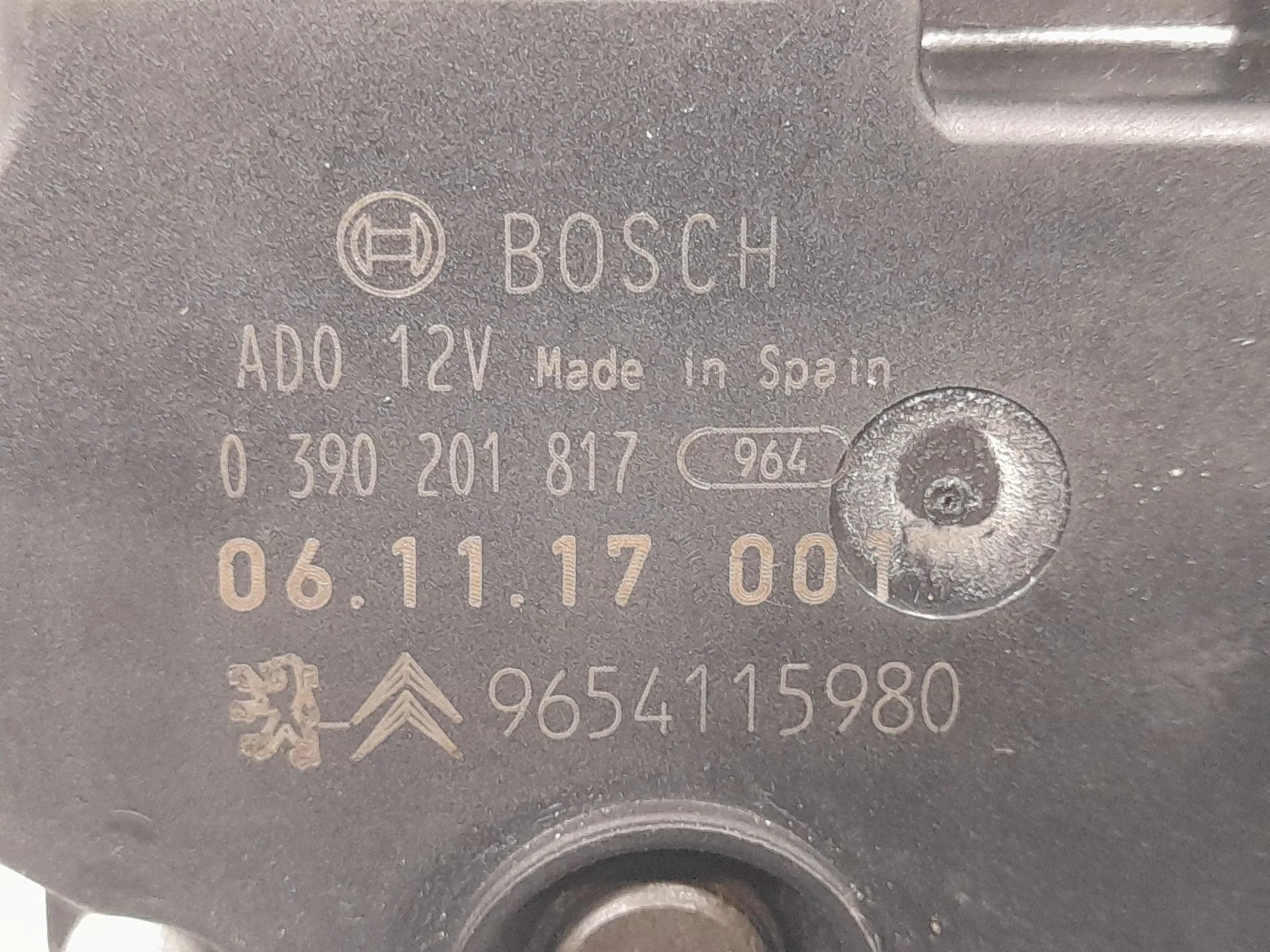 Motor Limpia Trasero para Citroën C4 Grand Picasso I (Ua_)