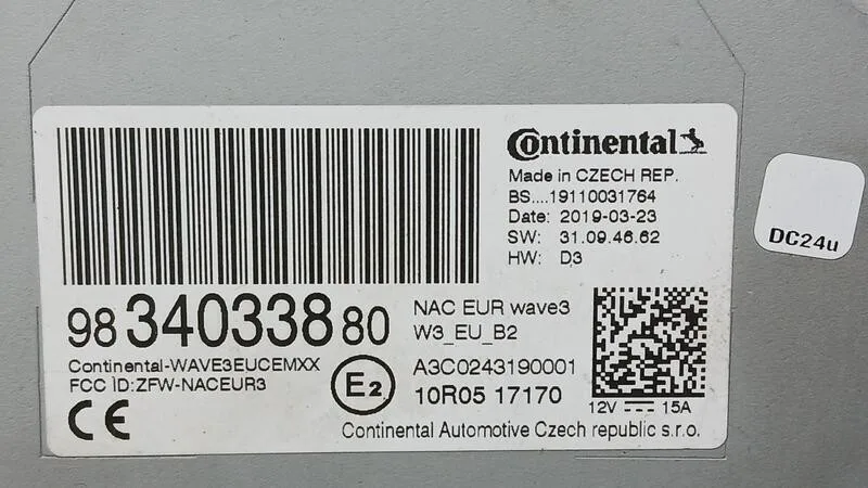Sistema Audio / Radio para Citroën C4 Cactus