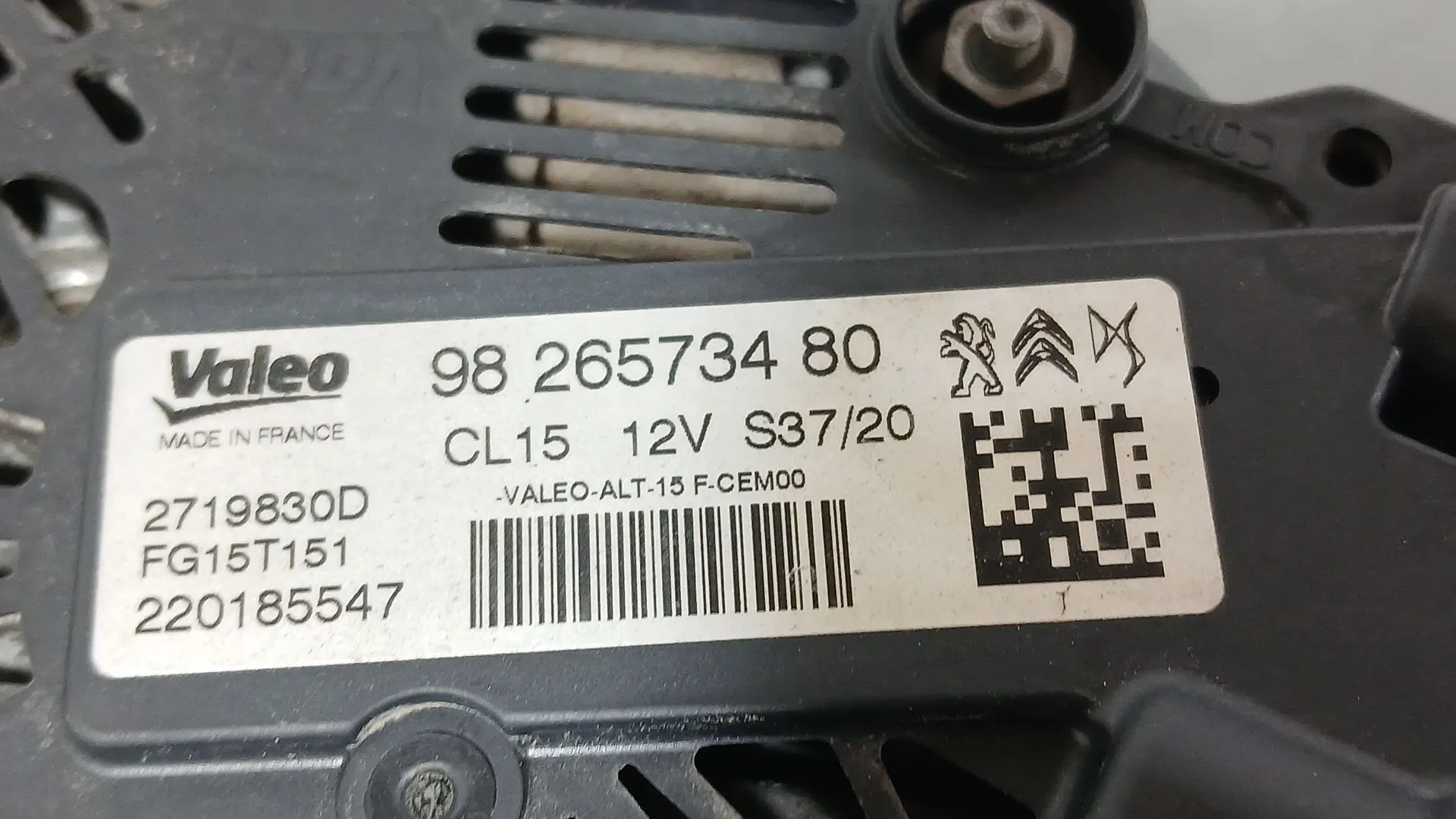 Alternador para Peugeot 2008 Ii (Ud_, Us_, Uy_, Uj_, Ur_, Uc_)