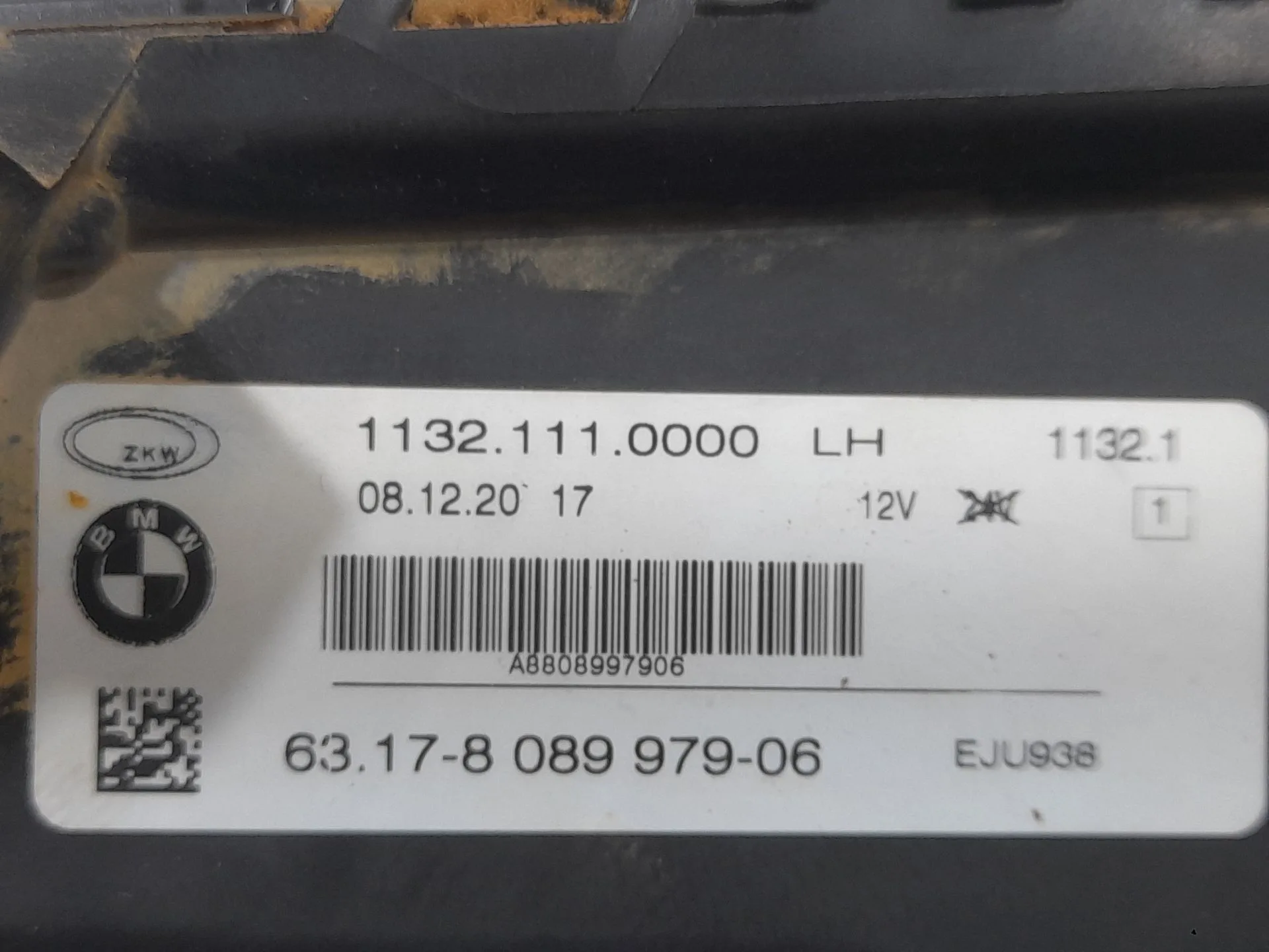 Faro Antiniebla Izquierdo para Bmw 1 (F40)