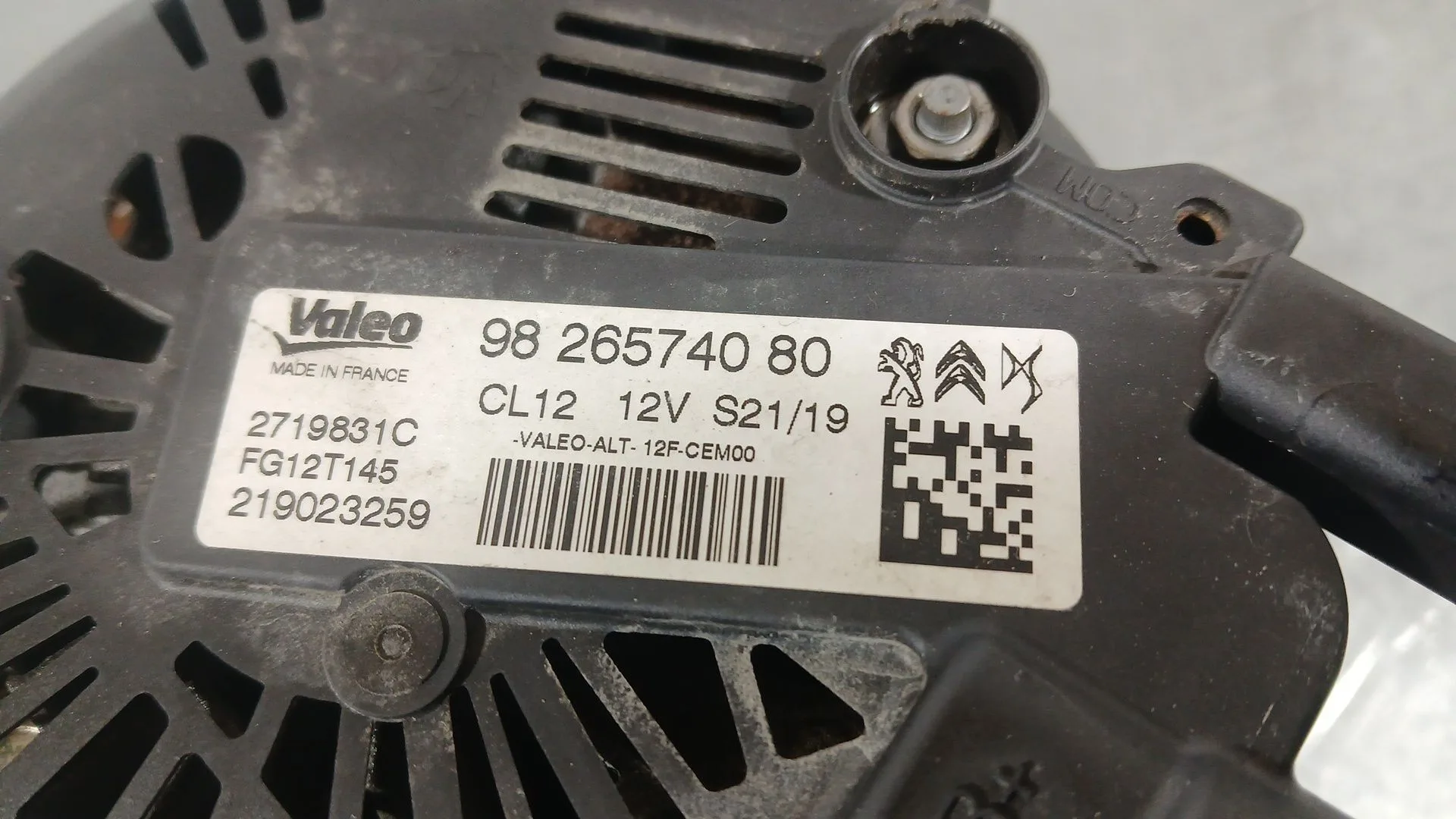 Alternador para Citroën C3 Iii (Sx)