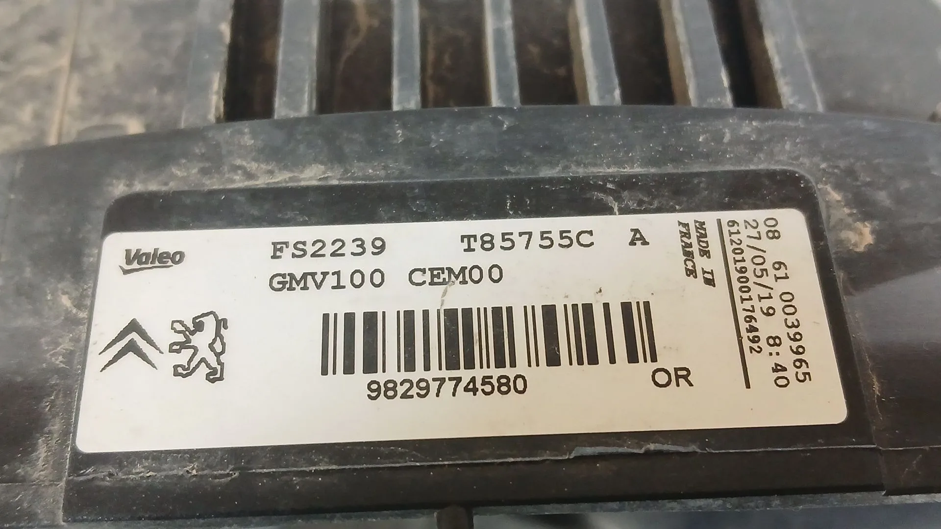 Electroventilador para Citroën C3 Iii (Sx)