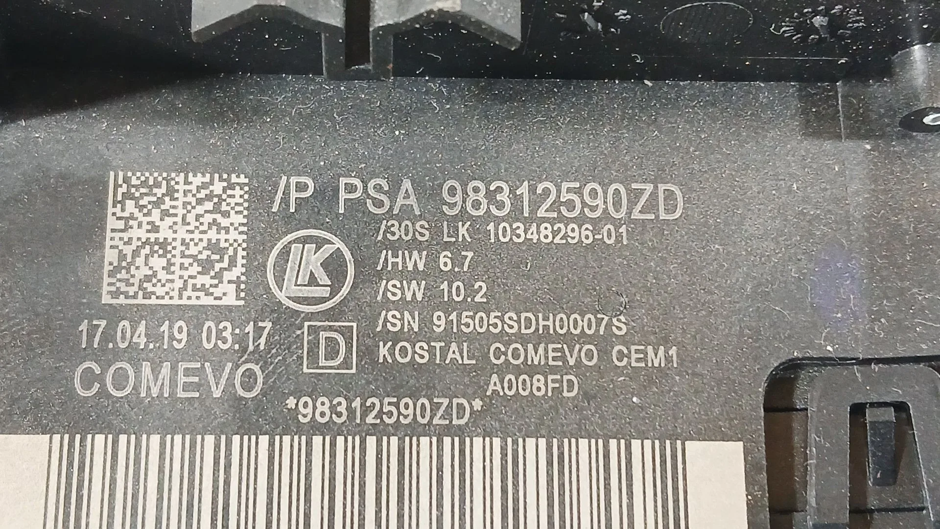 Mando Luces Y Limpia para Citroën C3 Iii (Sx)