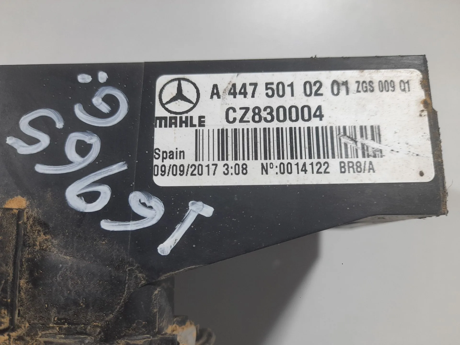 Radiador Agua para Mercedes-Benz Vito Tourer (W447)