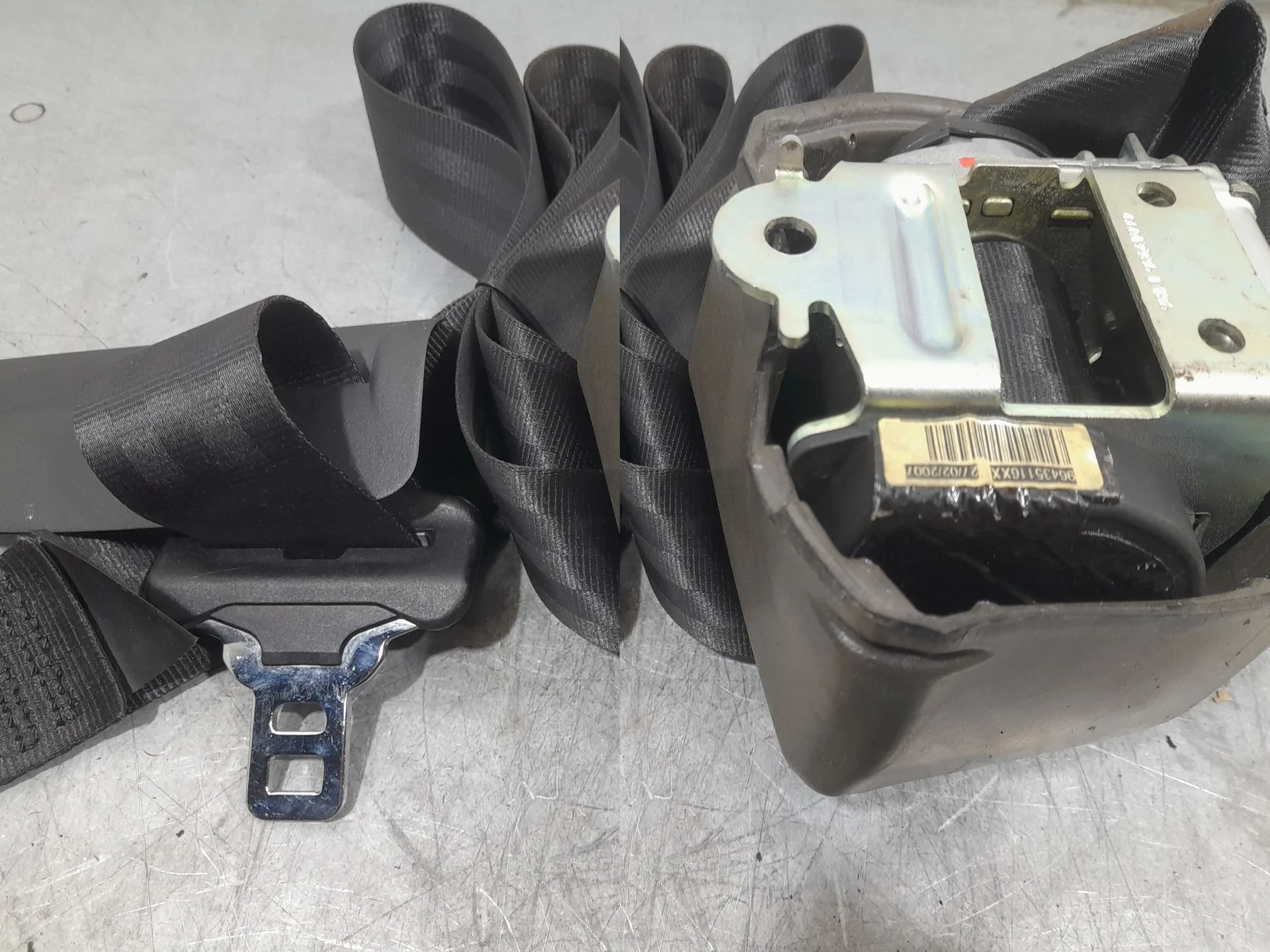 Cinturon Seguridad Trasero Izquierdo para Citroën C6 (Td_)