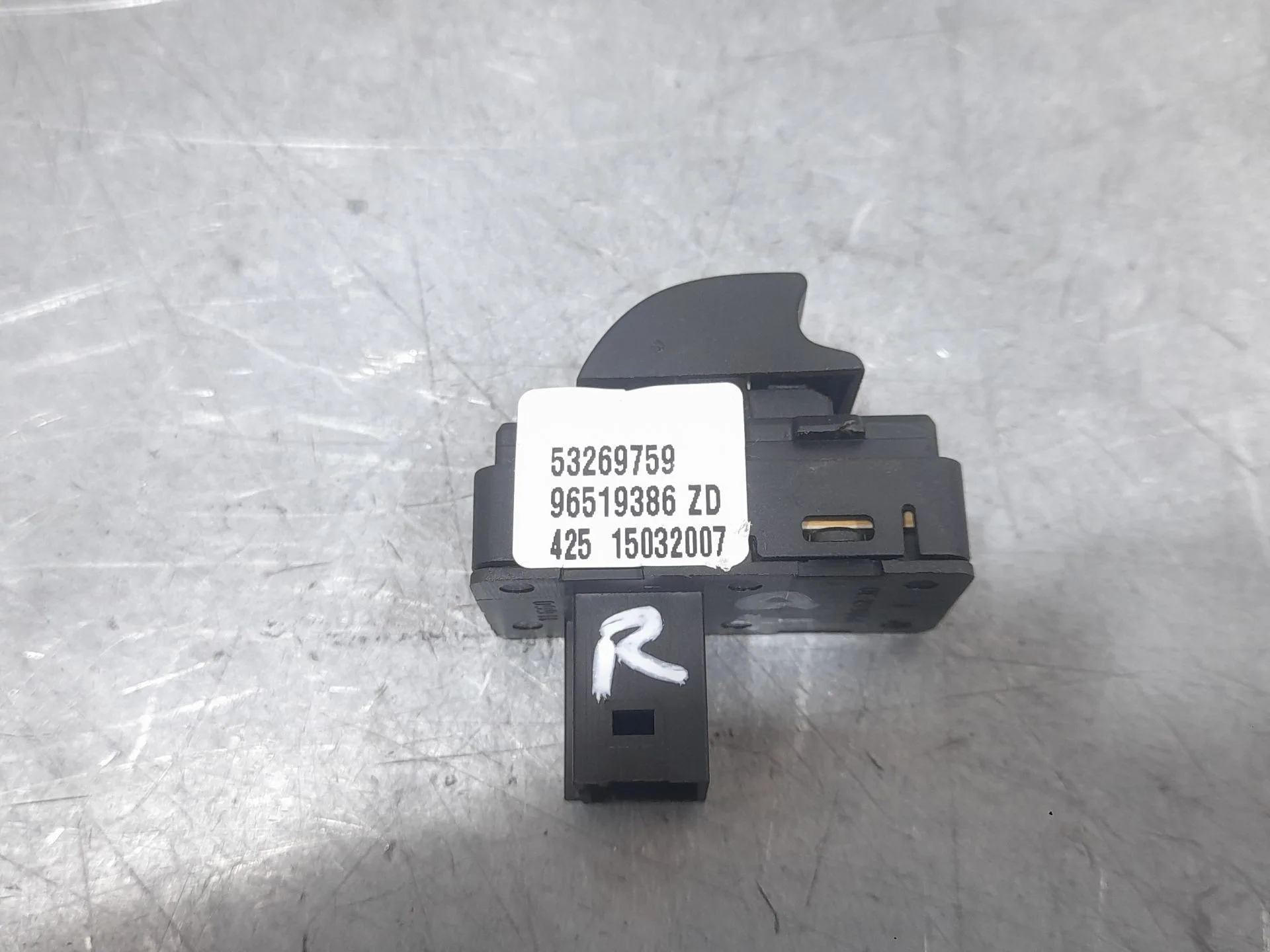 Mando Elevalunas Trasero Derecho para Citroën C6 (Td_)