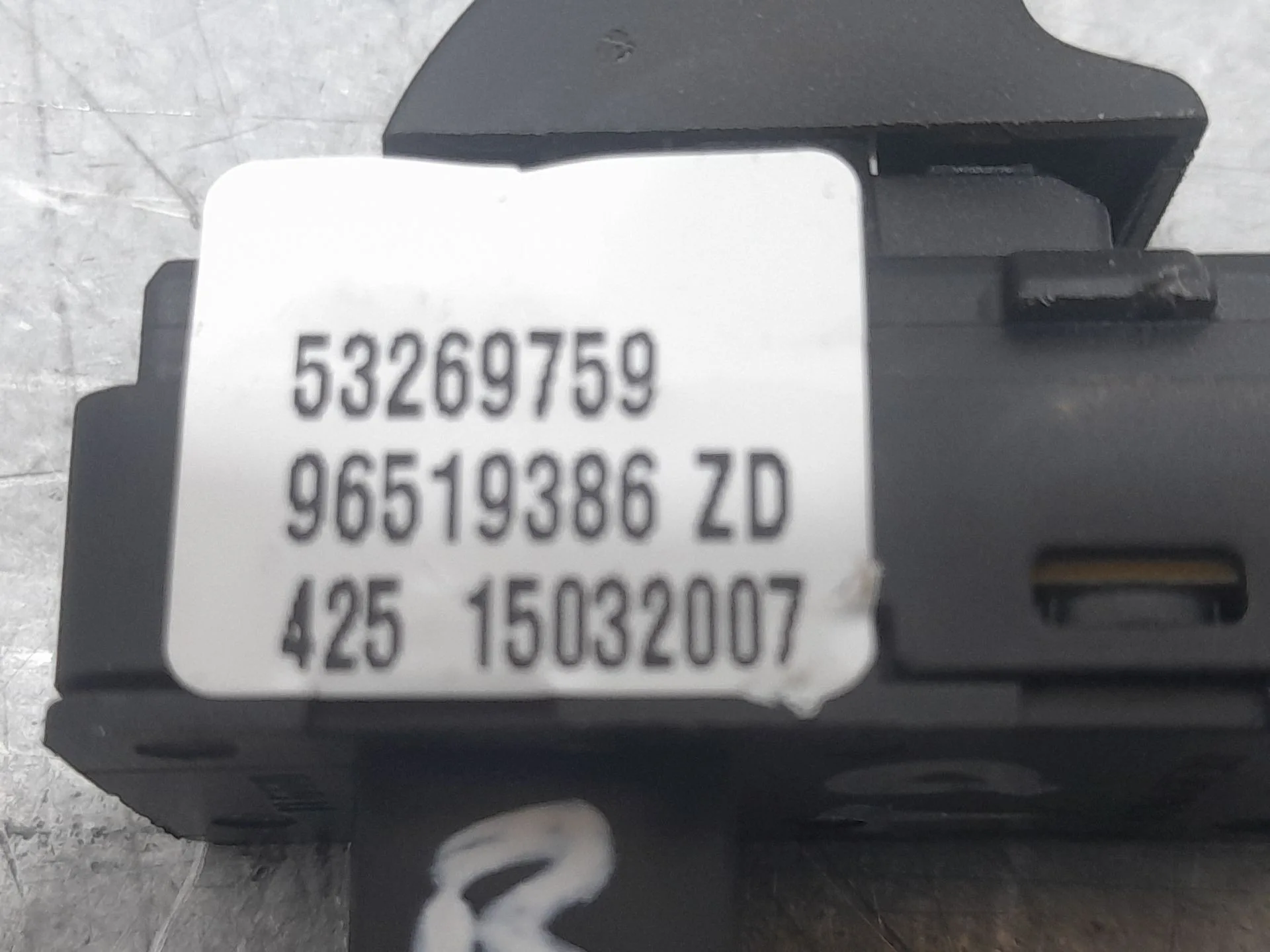 Mando Elevalunas Trasero Derecho para Citroën C6 (Td_)