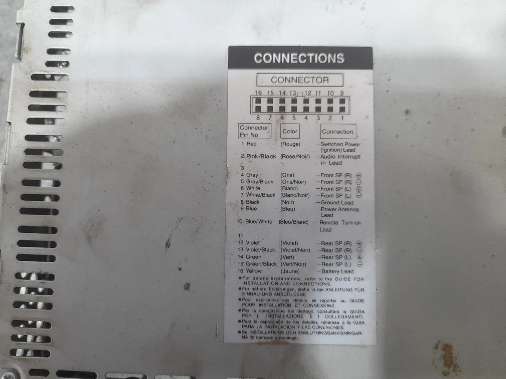 Sistema Audio / Radio para Hyundai Getz (Tb)