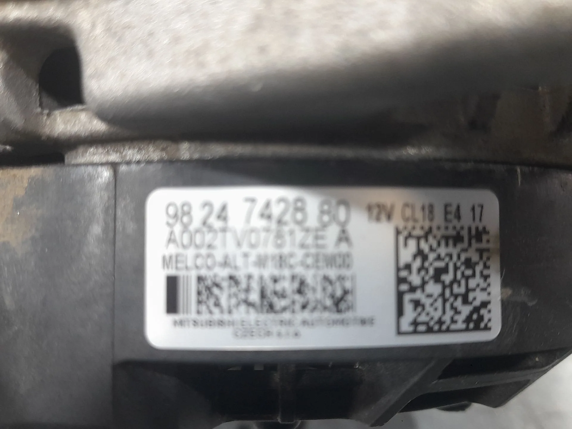 Alternador para Citroën Berlingo Furgoneta/Monovolumen (K9)