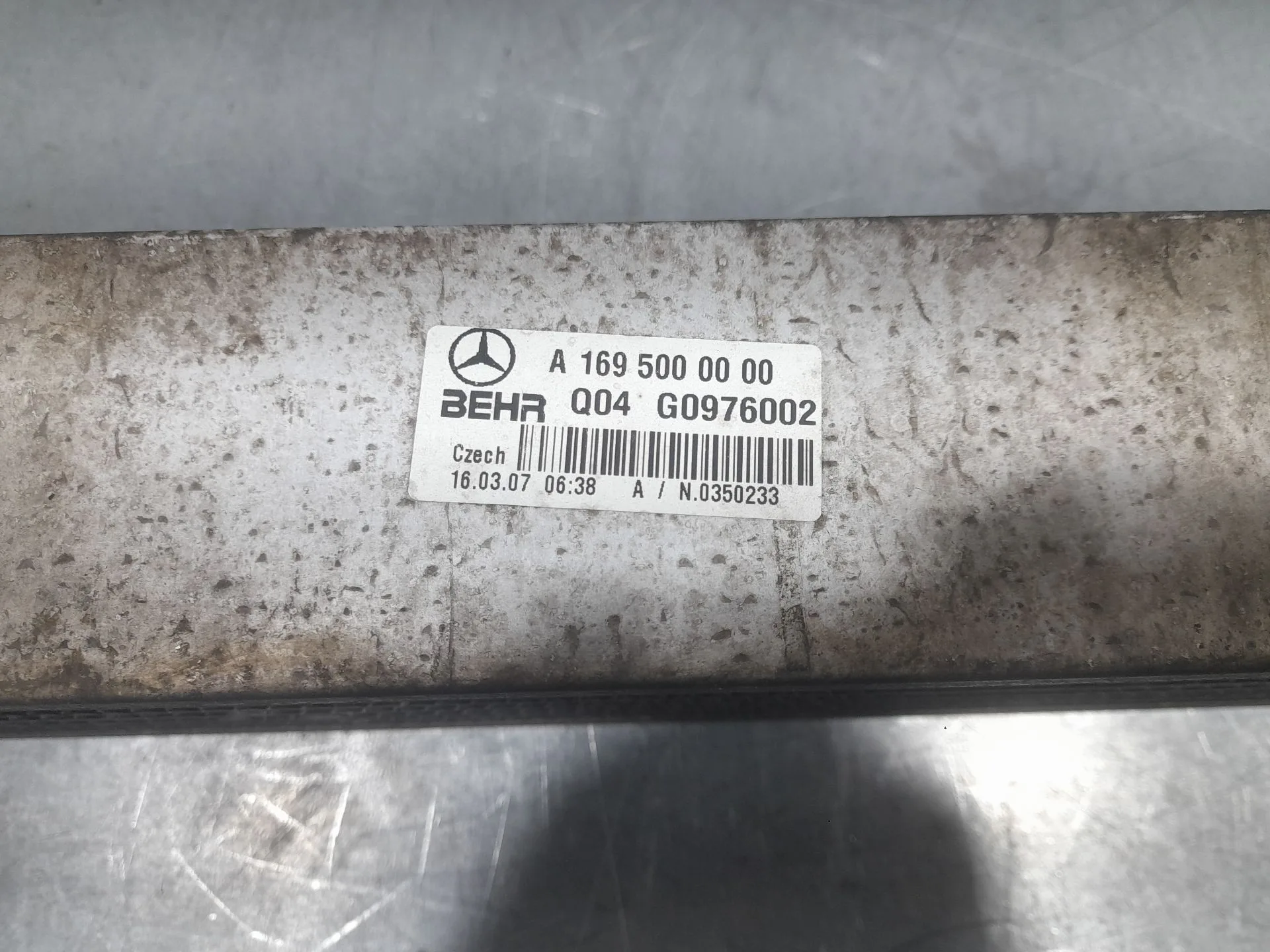 Intercooler para Mercedes-Benz Clase A (W169)