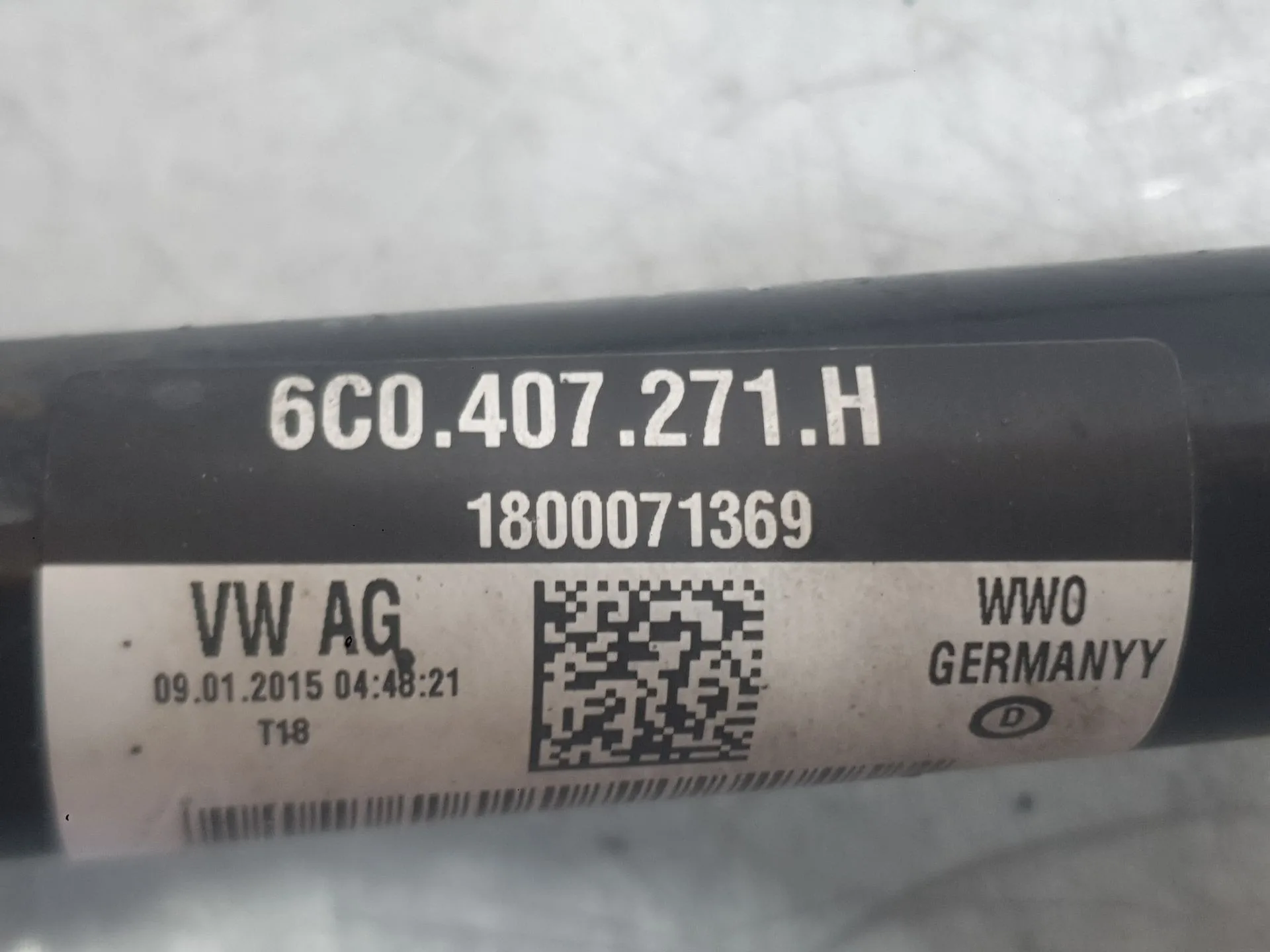 Transmision Delantera Izquierda para Volkswagen Polo V (6R1, 6C1)