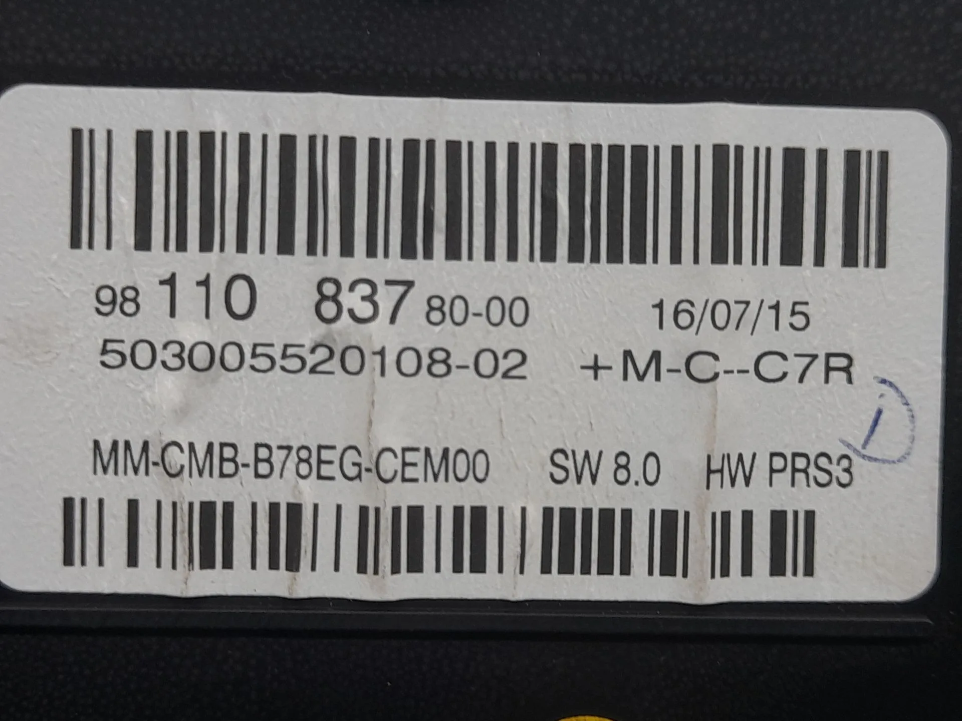 Cuadro Instrumentos para Citroën C4 Picasso Ii