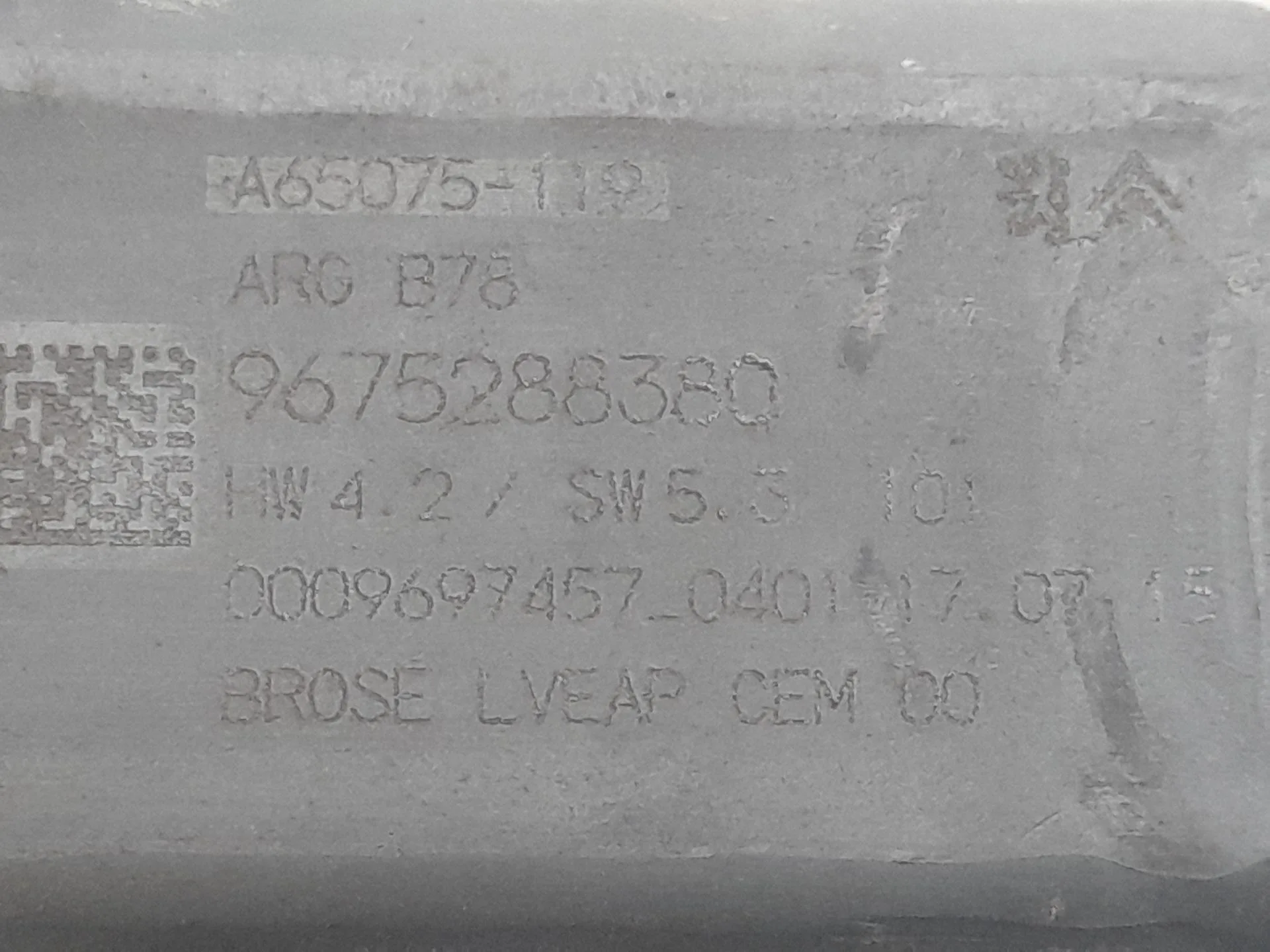Elevalunas Trasero Izquierdo para Citroën C4 Picasso Ii