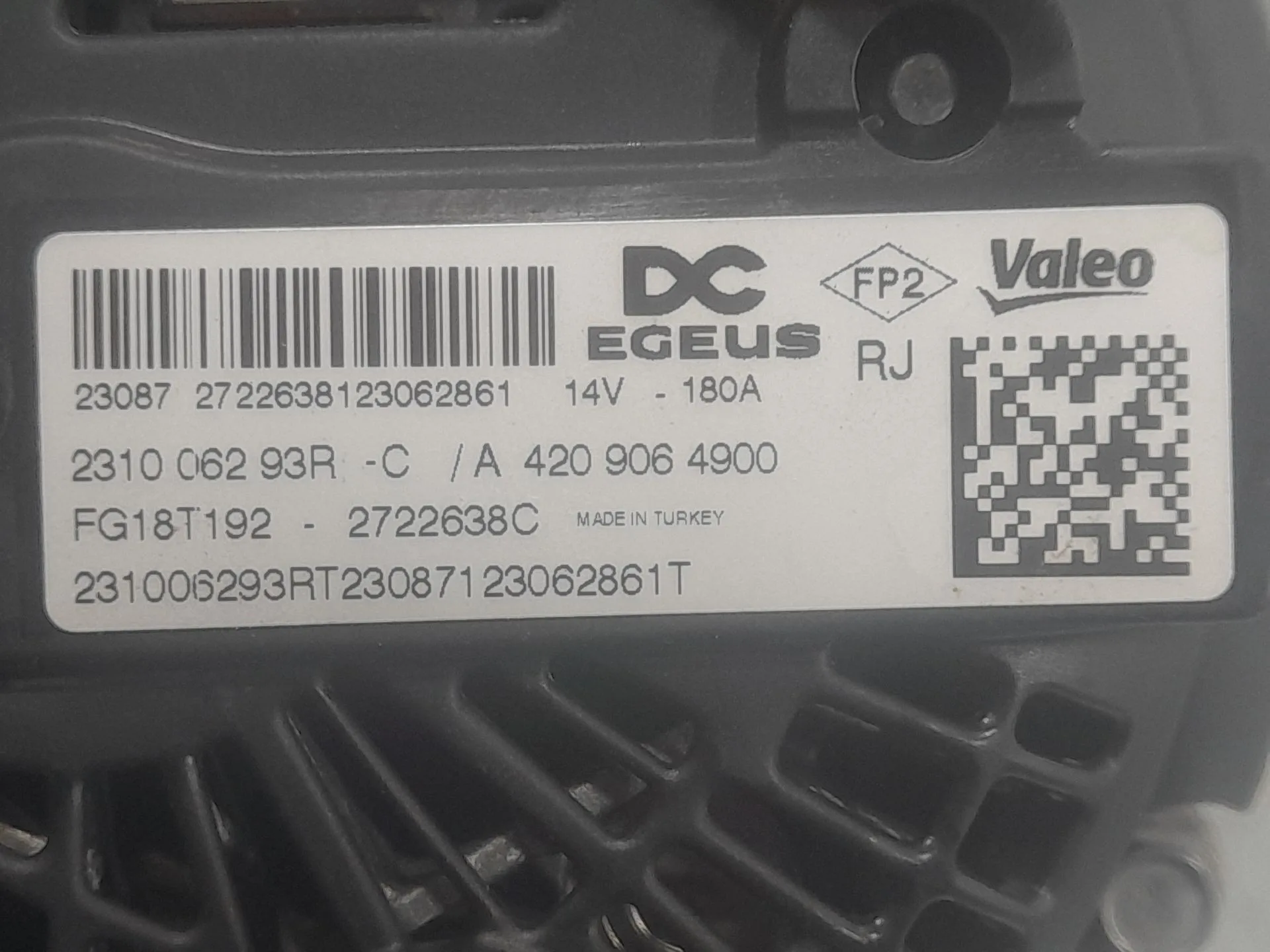Alternador para Renault Express Furgoneta/Monovolumen