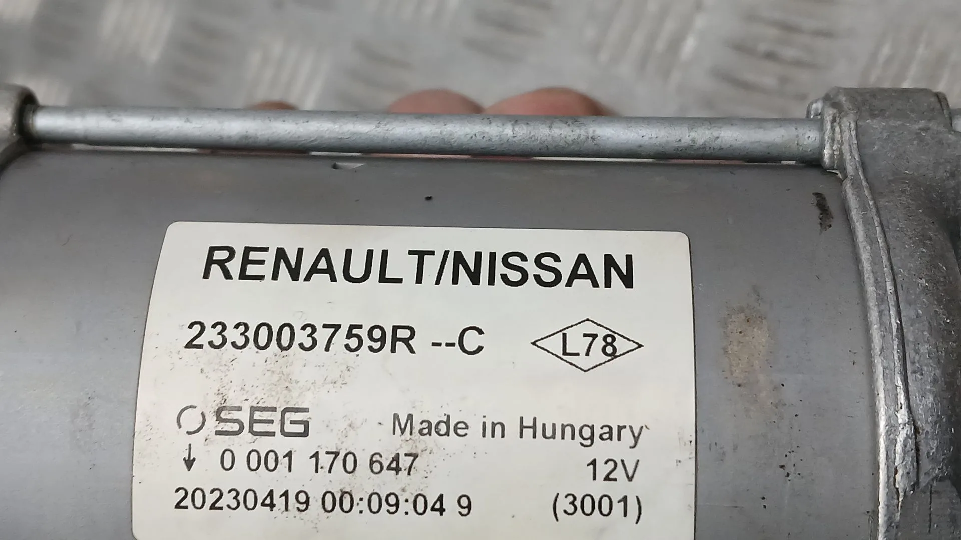Motor Arranque para Renault Express Furgoneta/Monovolumen