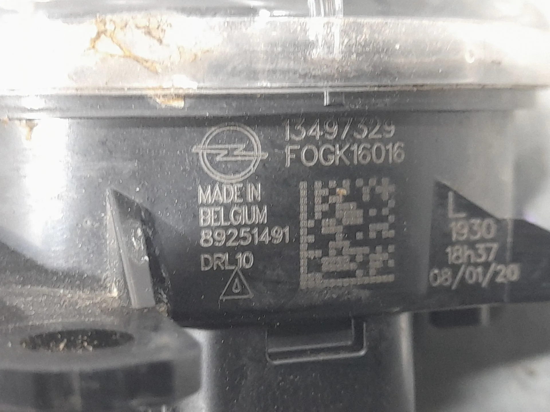 Faro Antiniebla Izquierdo para Opel Corsa F (P2Jo)