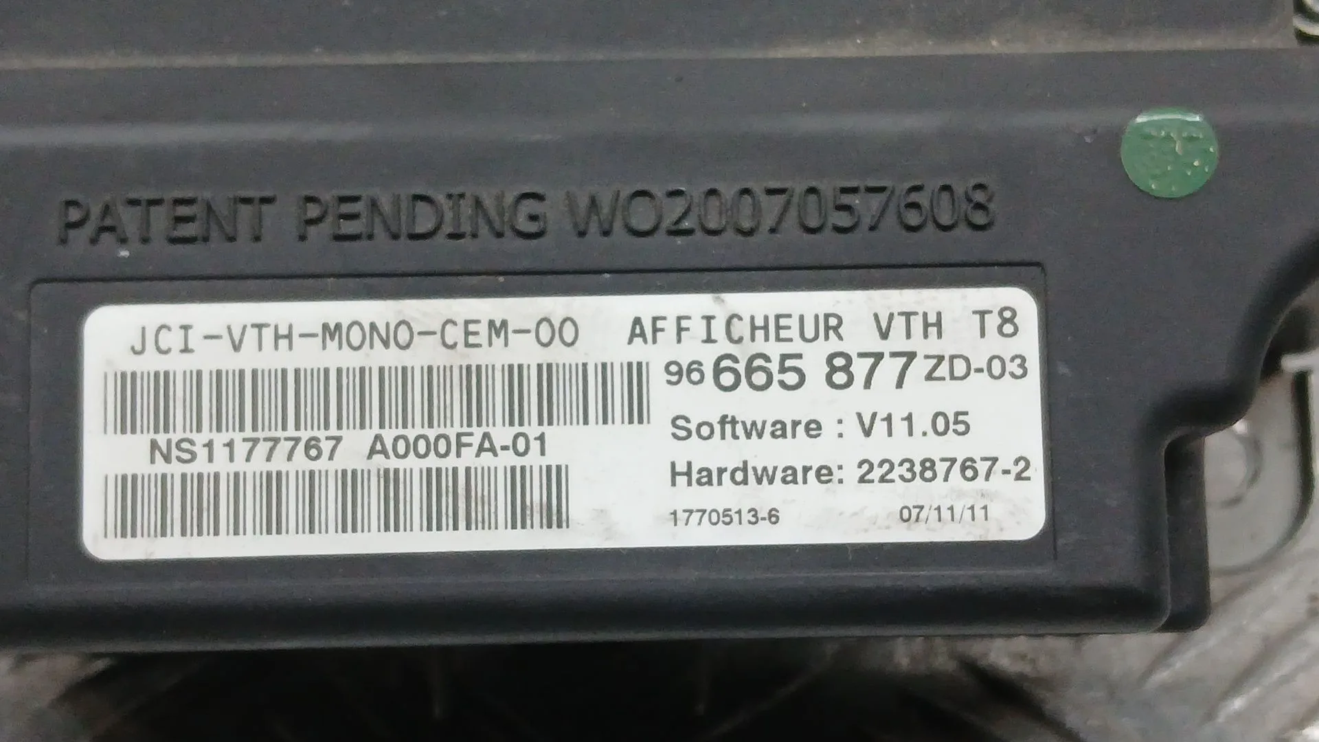 Pantalla Multifuncion para Peugeot 5008 (0U_, 0E_)