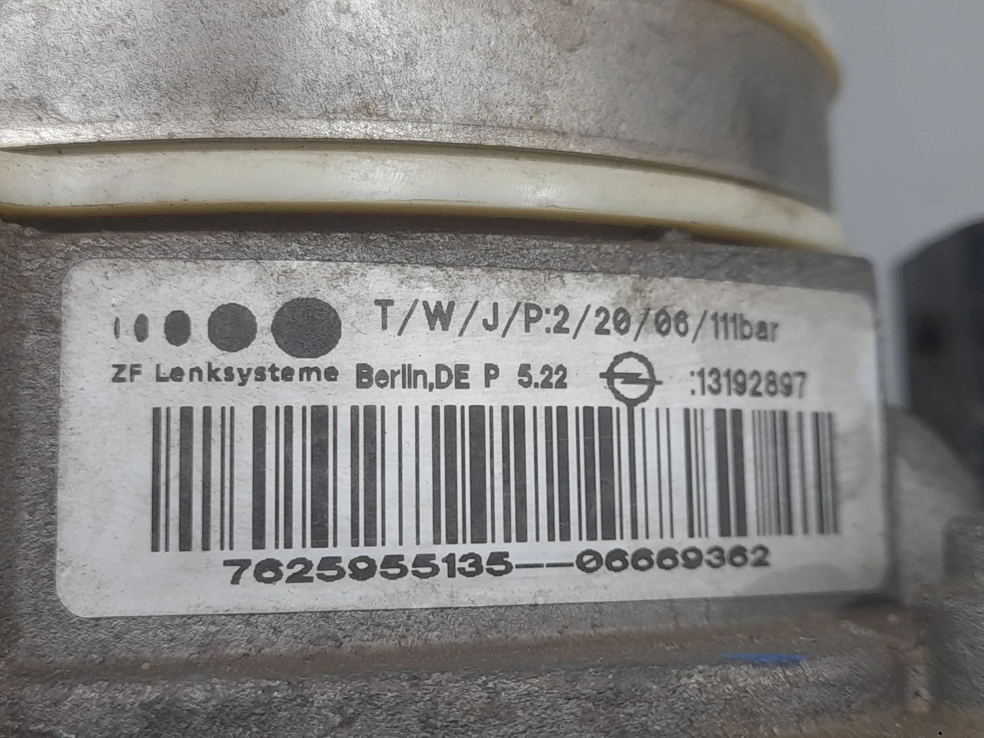 Bomba Direccion Electrica para Opel Zafira / Zafira Family B (A05)