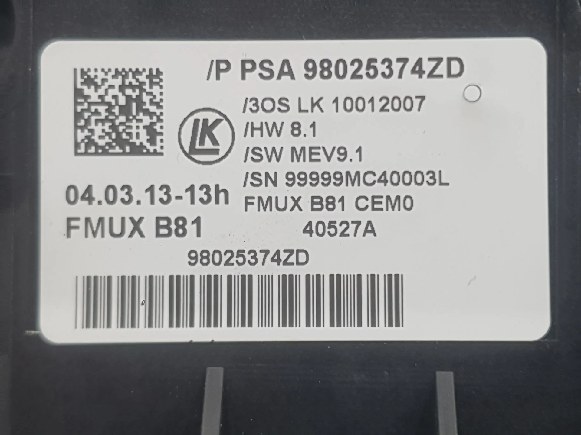 Mando Multifuncion para Citroën Ds5