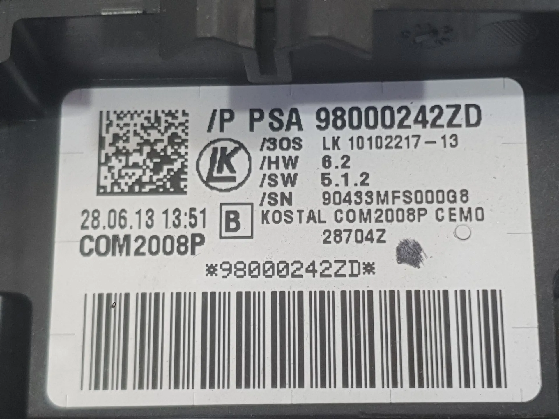 Mando Luces Y Limpia para Citroën Ds5