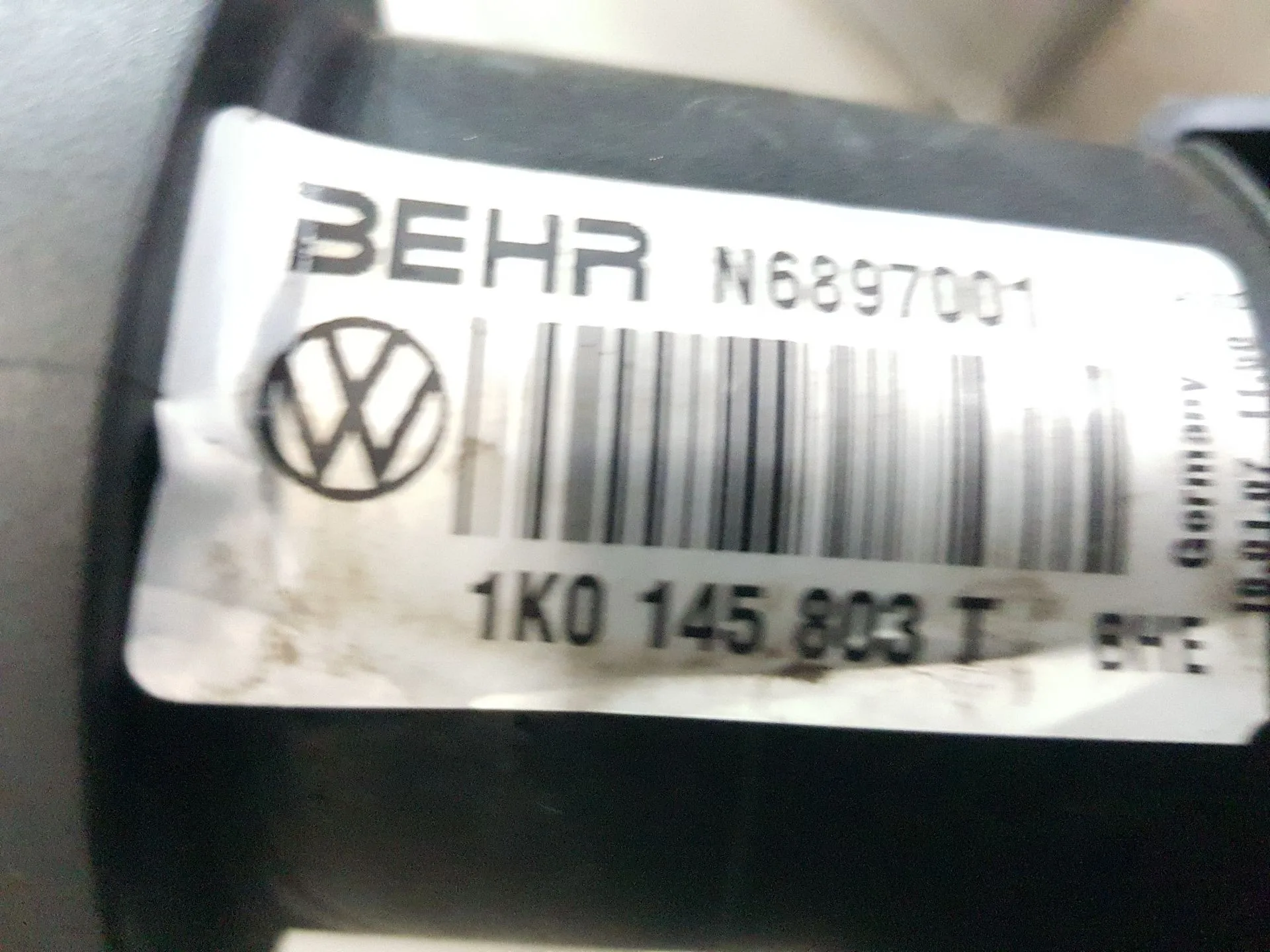 Intercooler para Volkswagen Golf V (1K1)