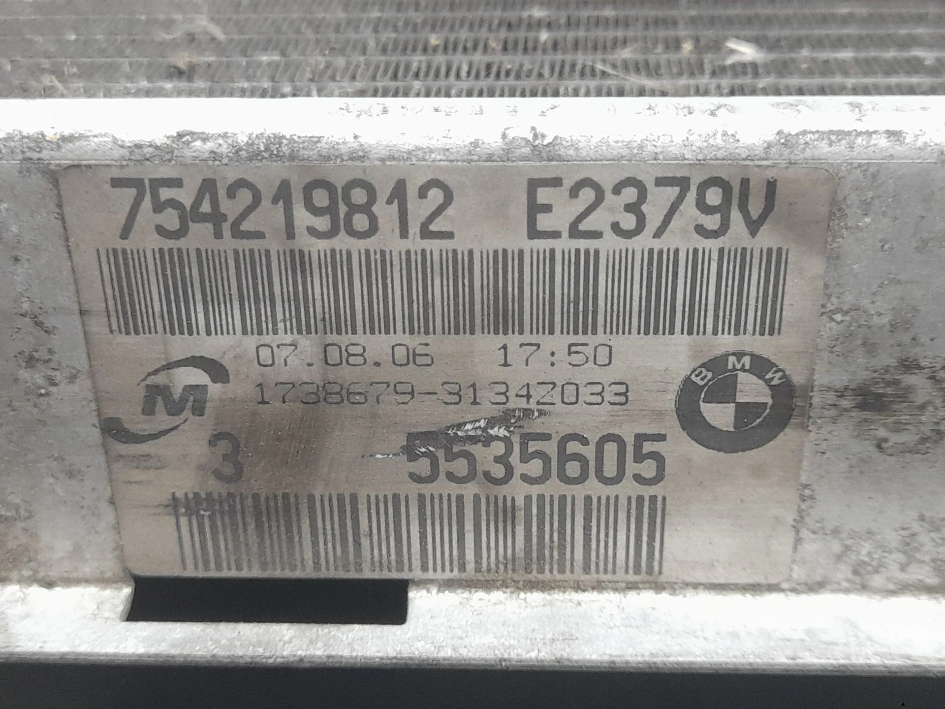 Radiador Agua para Bmw 3 (E90)