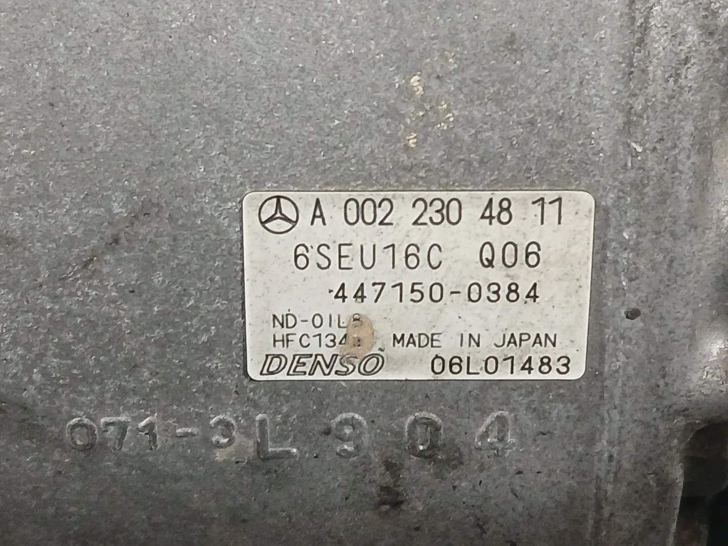 Compresor Aire Acondicionado para Mercedes-Benz Clase B Sports Tourer (W245)