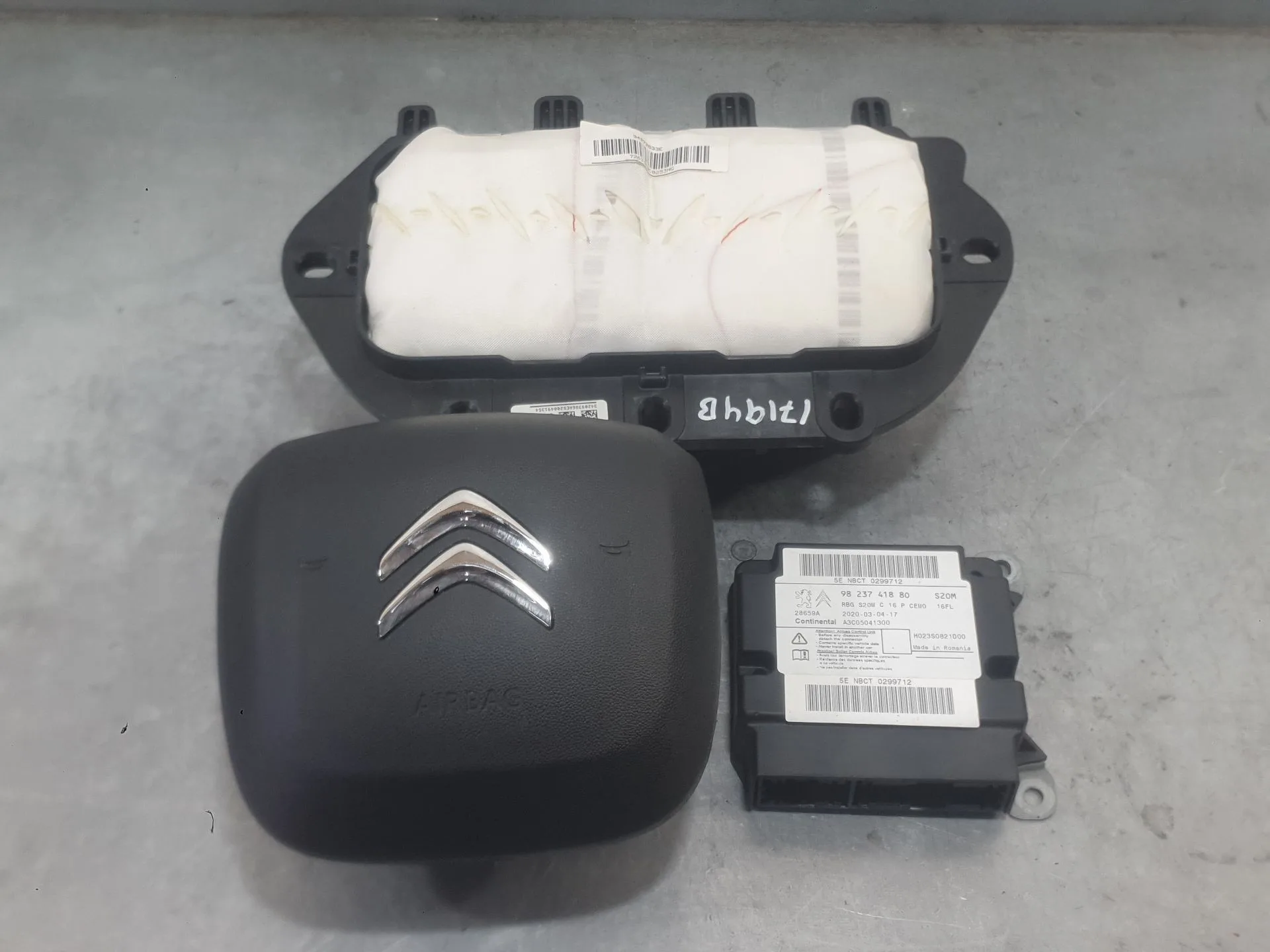 Kit Airbag para Citroën C5 Aircross (Ac_, Aj_, Ar_, A4_)