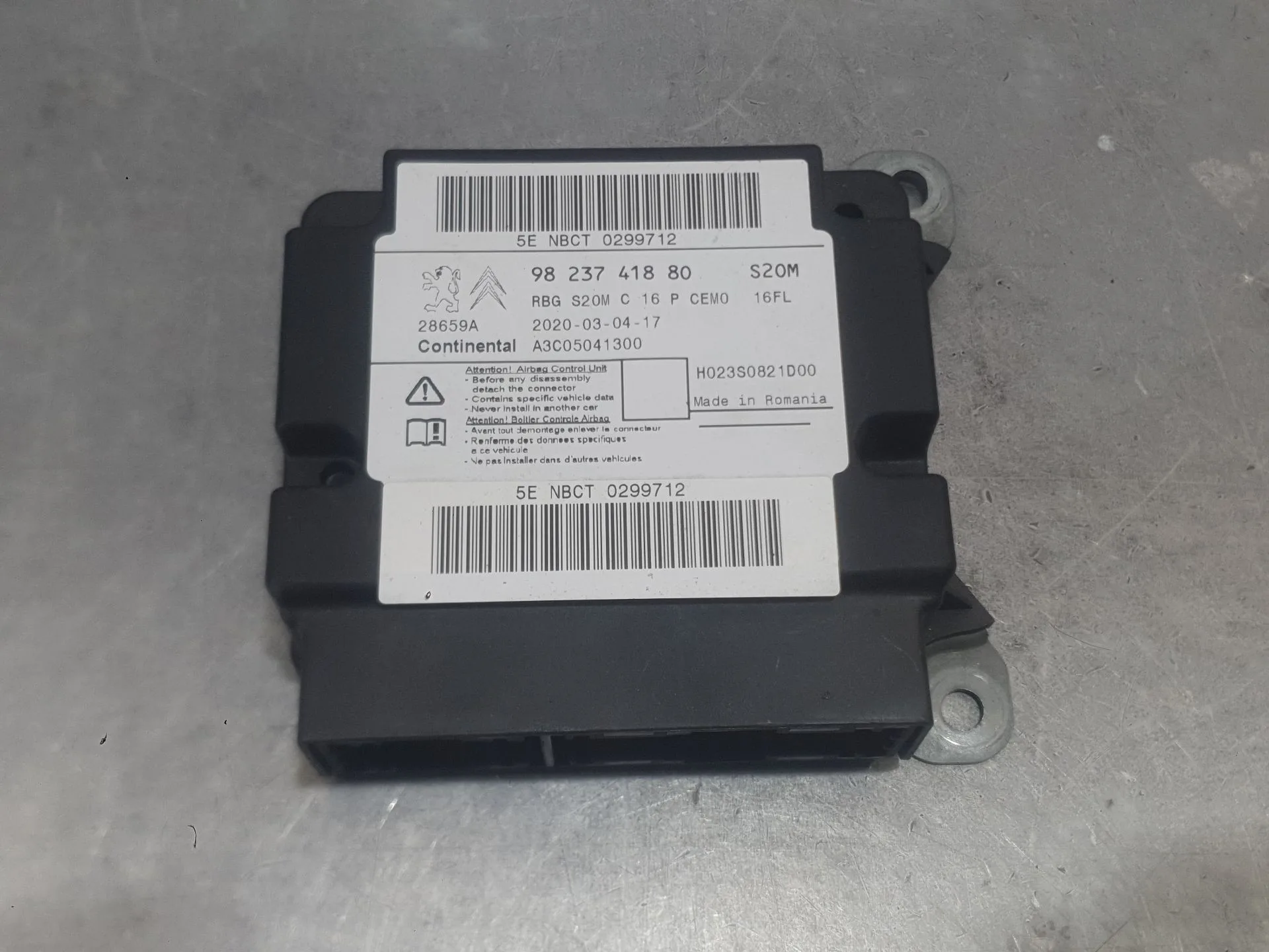 Kit Airbag para Citroën C5 Aircross (Ac_, Aj_, Ar_, A4_)