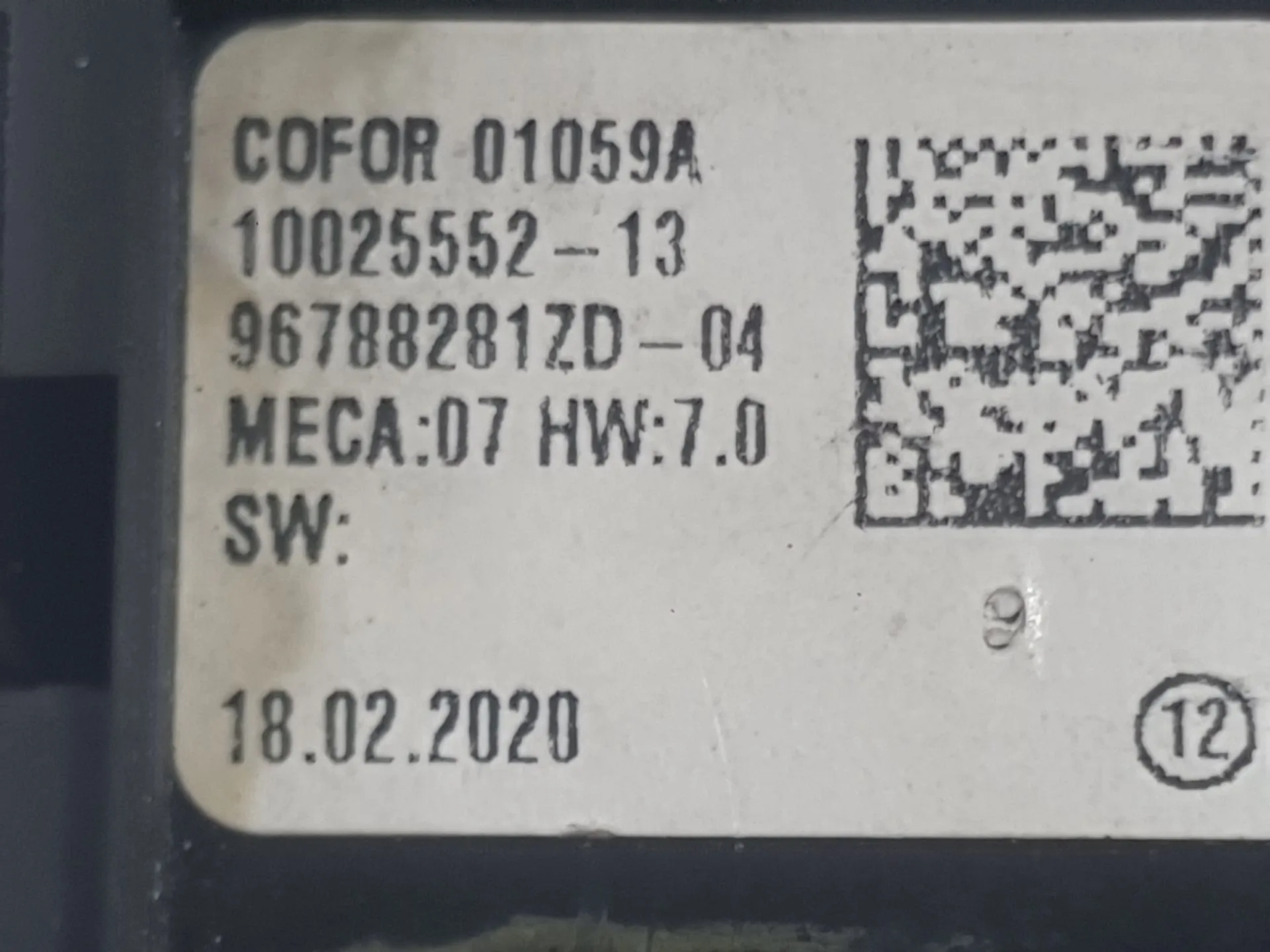 Mando Elevalunas Trasero Izquierdo para Citroën C5 Aircross (Ac_, Aj_, Ar_, A4_)