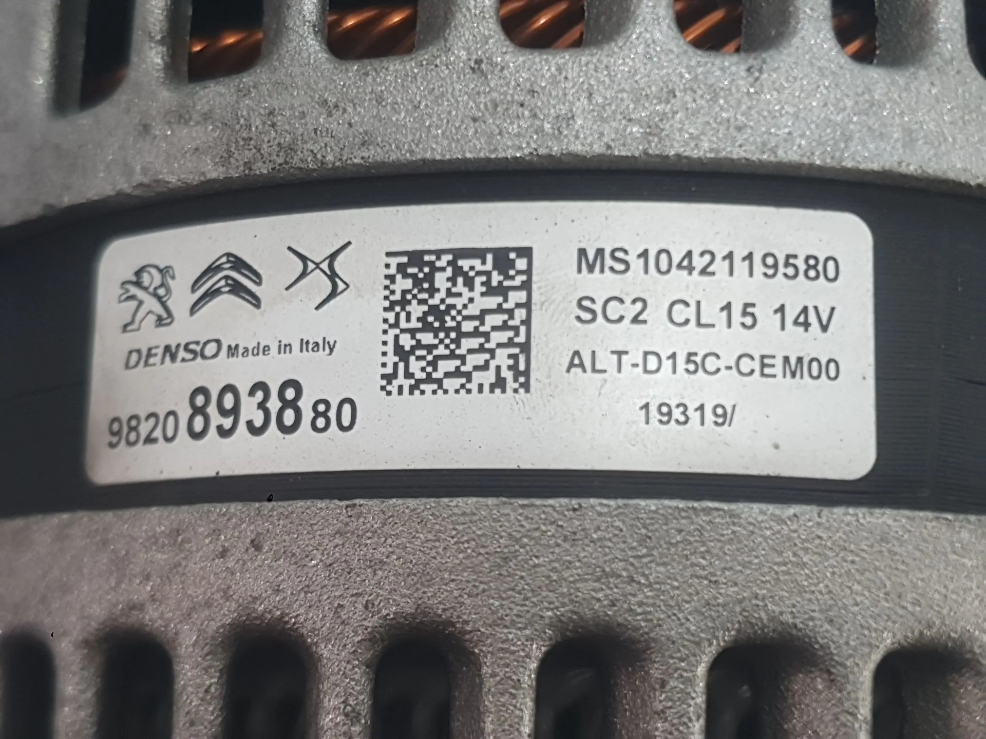 Alternador para Citroën C5 Aircross (Ac_, Aj_, Ar_, A4_)