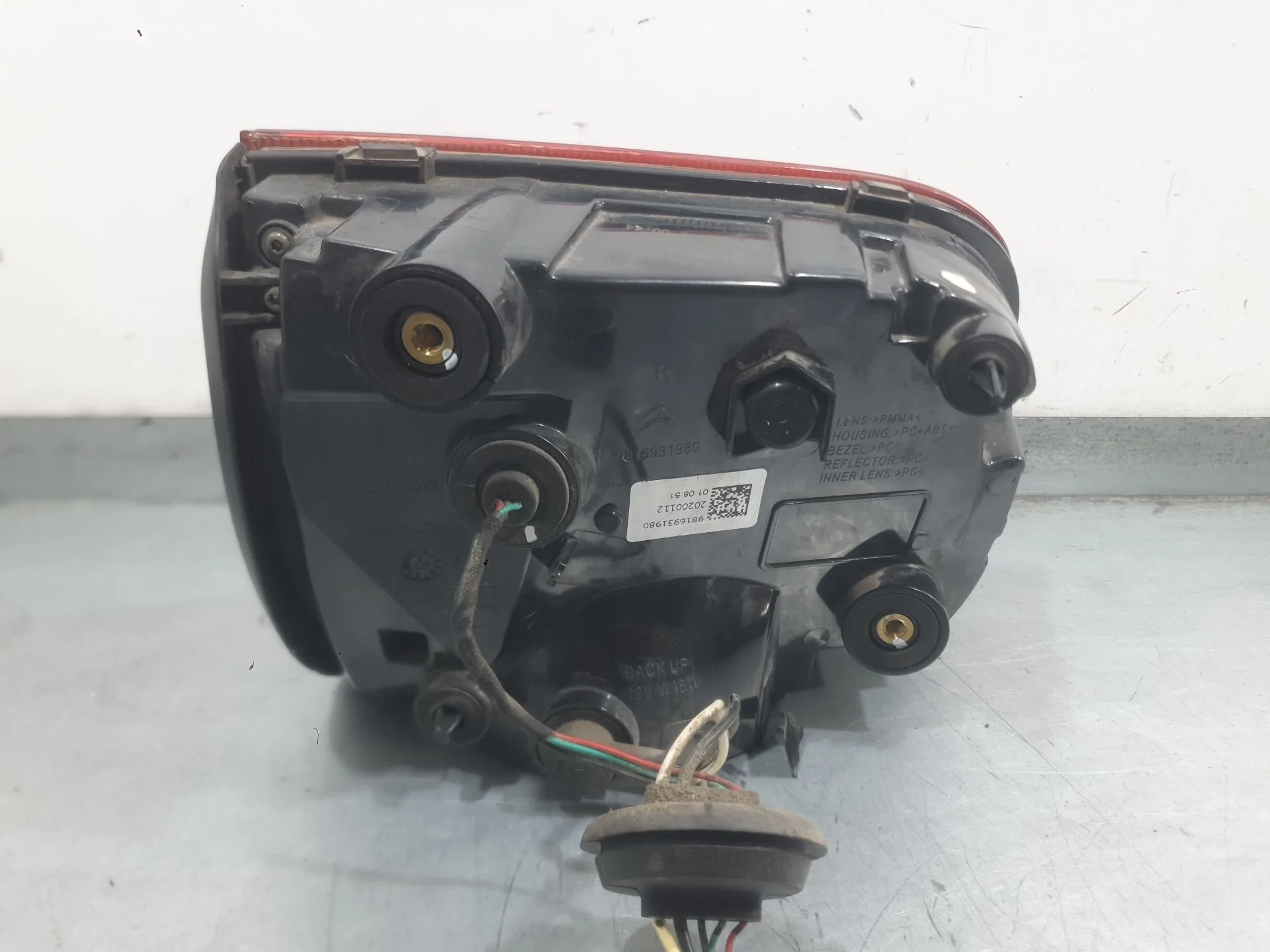 Piloto Trasero Derecho Interior para Citroën C5 Aircross (Ac_, Aj_, Ar_, A4_)